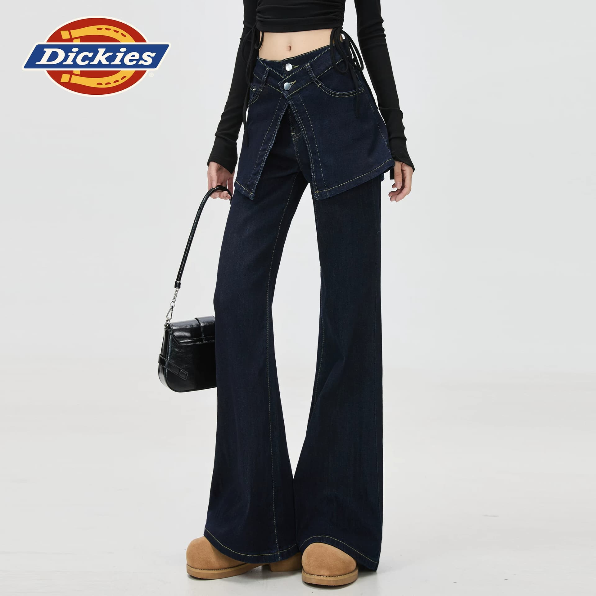 Джинсы dickies Темно-синий Женские Джинсы - изображение 7