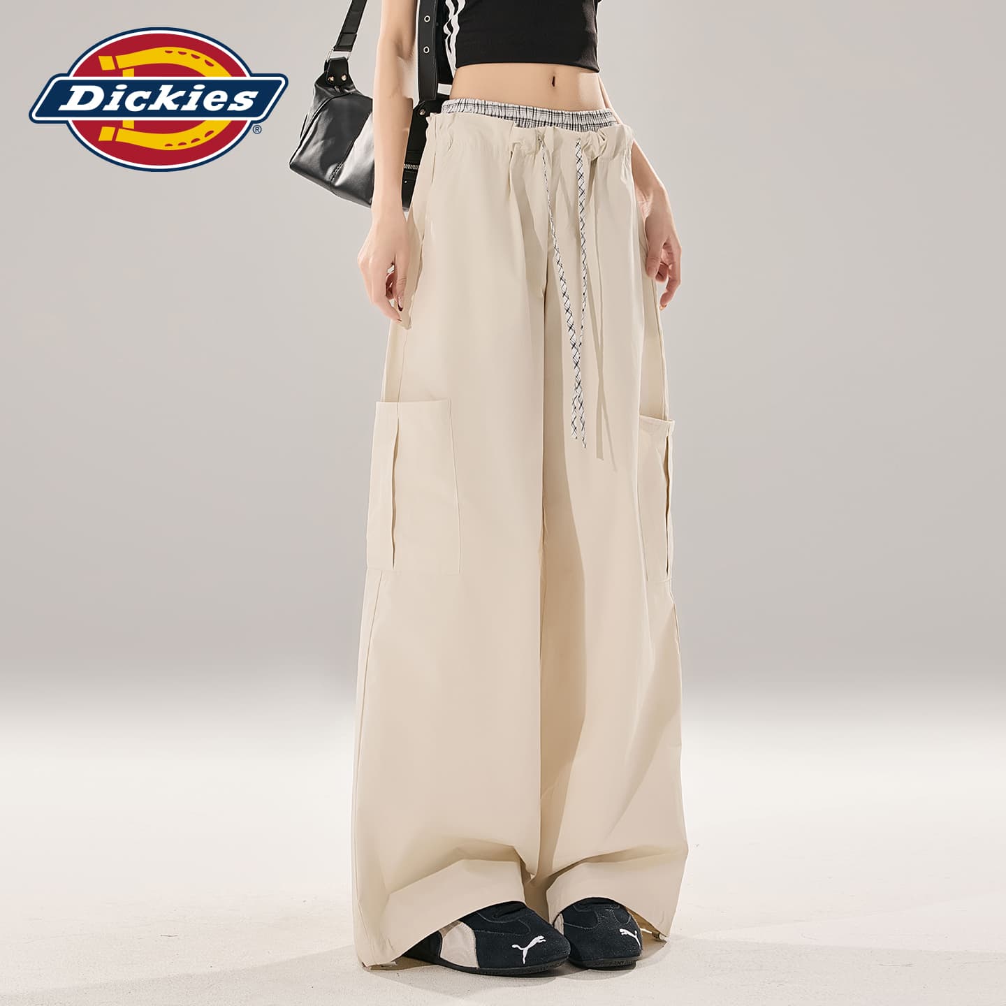 Штаны dickies Речно-каменный серый Брюки Женские Повседневные брюки - изображение 5