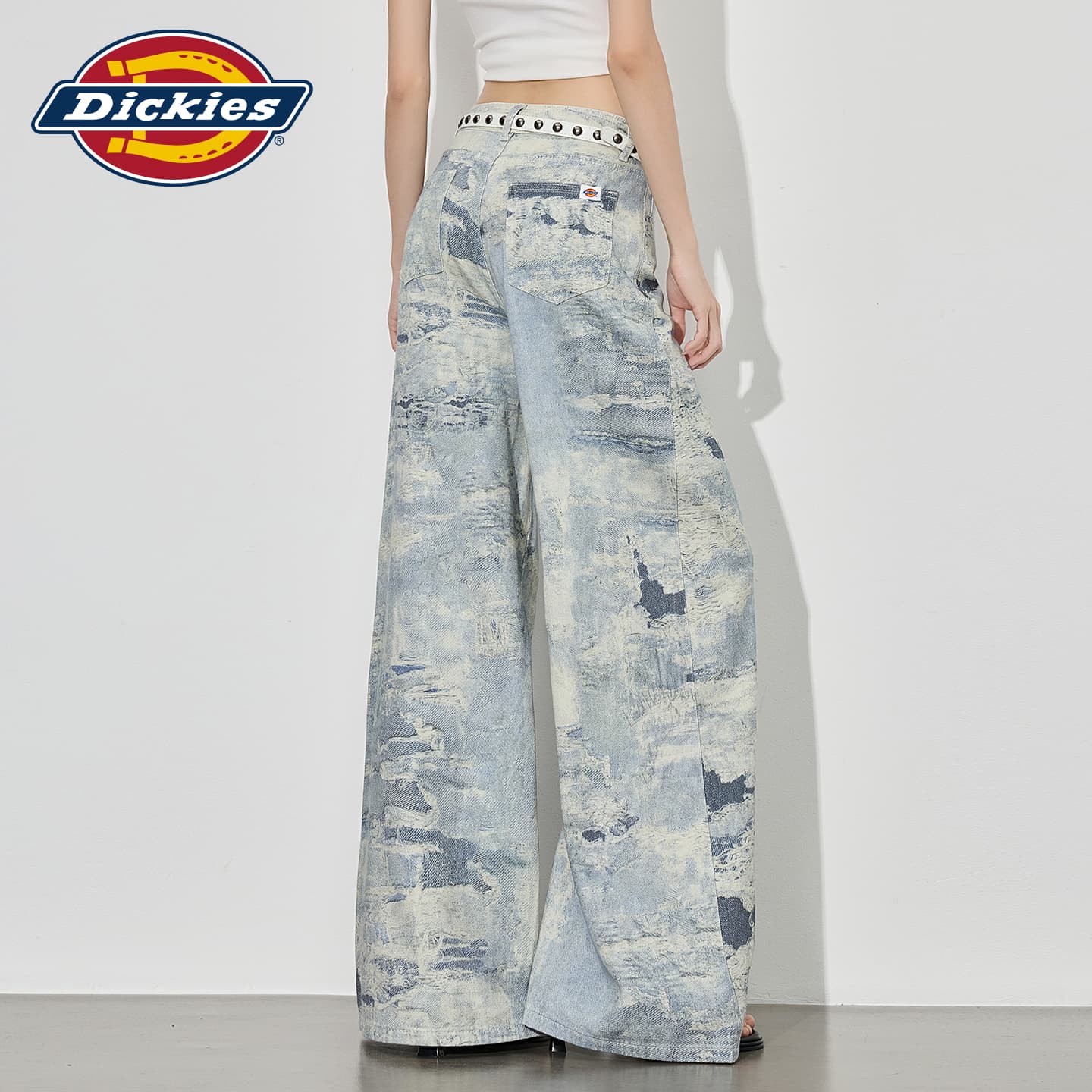 Джинсы Dickies Tie Dye Брюки Женские Джинсы - изображение 7