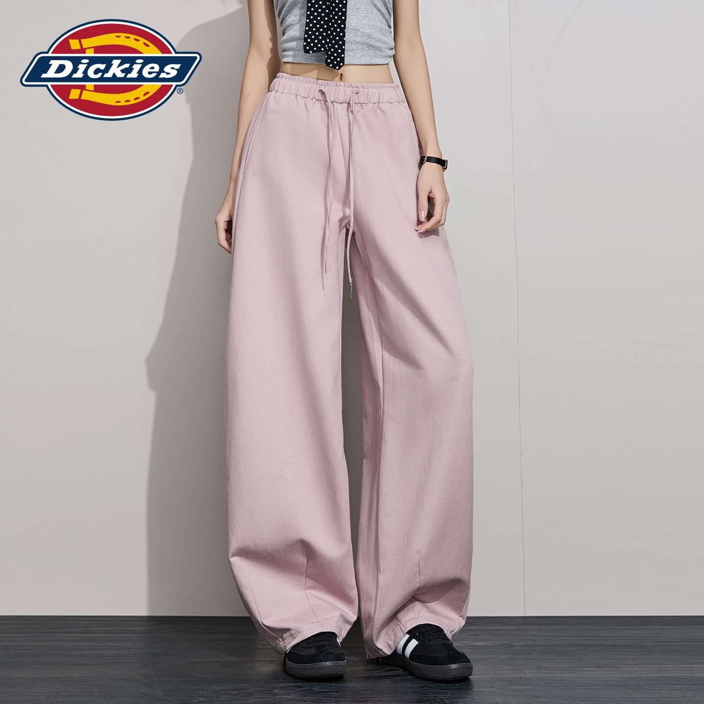 Штаны Dickies Пыльно-розовые брюки женские повседневные - изображение 3