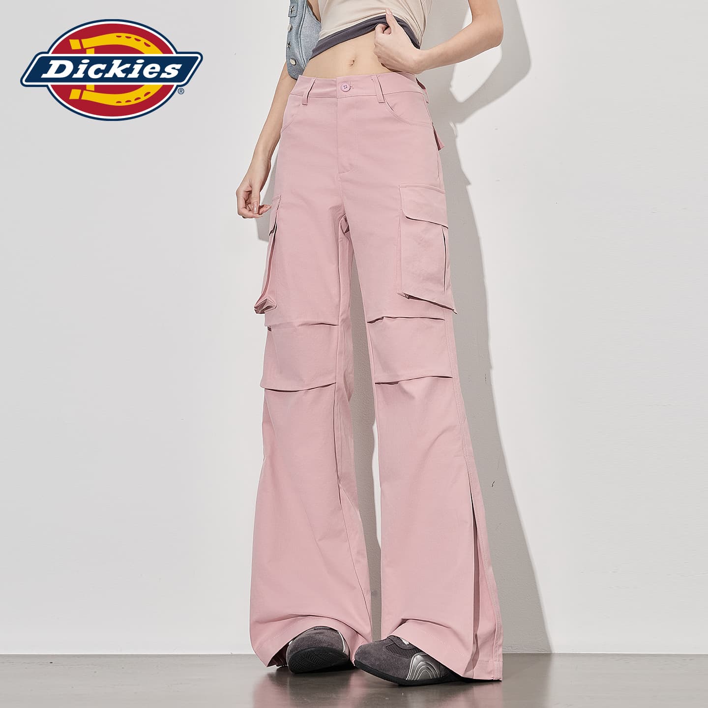 Dickies Розовые Брюки Женские Карго Брюки - изображение 4
