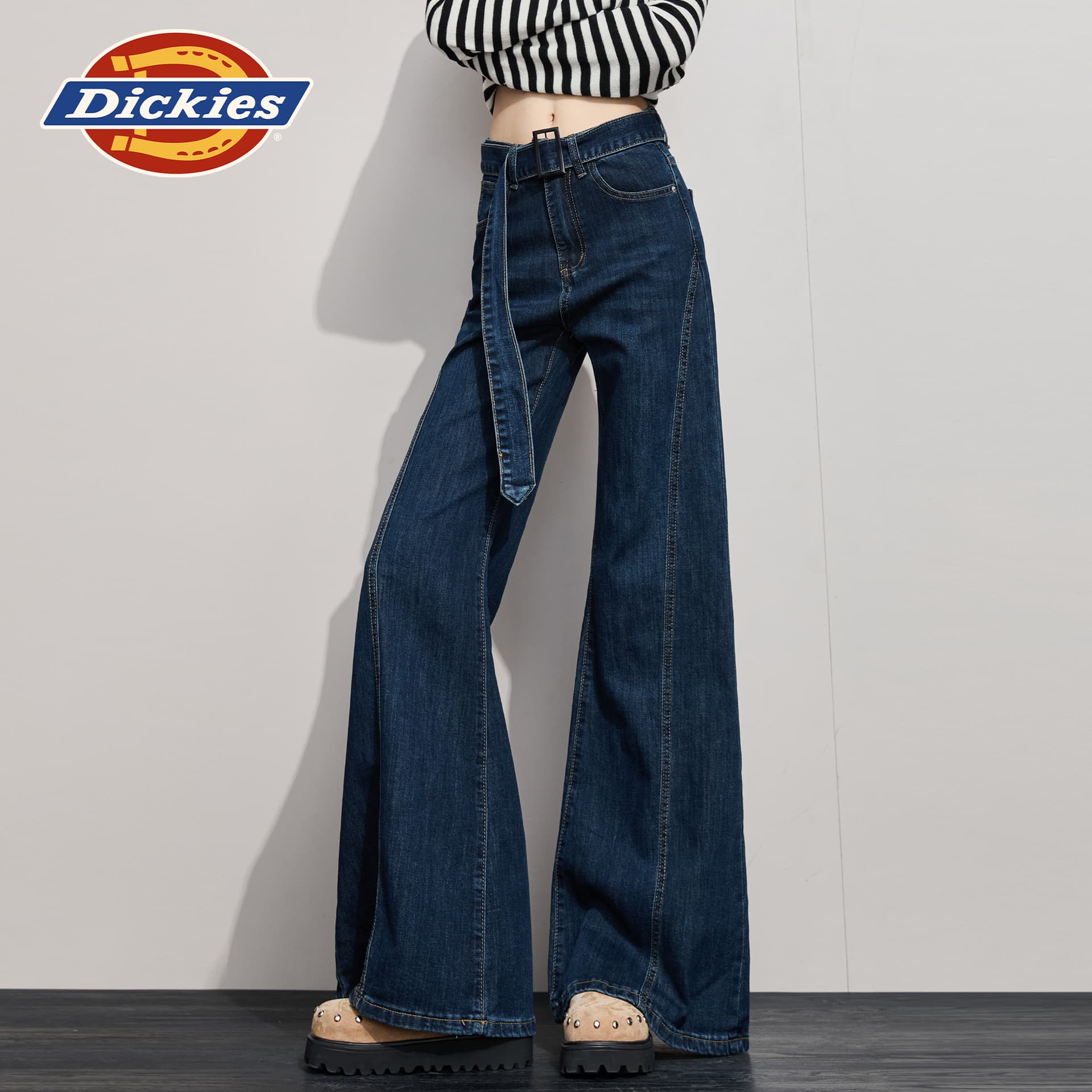 Джинсы Dickies Винтажные Синие Брюки Женские Джинсы - изображение 4