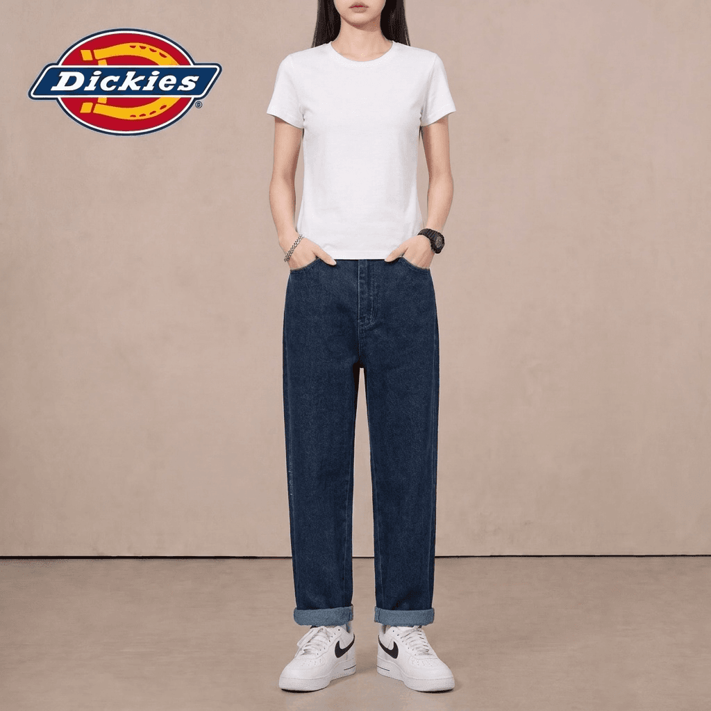 Штаны Dickies Джинсовый Синий Унисекс Джинсы - изображение 7