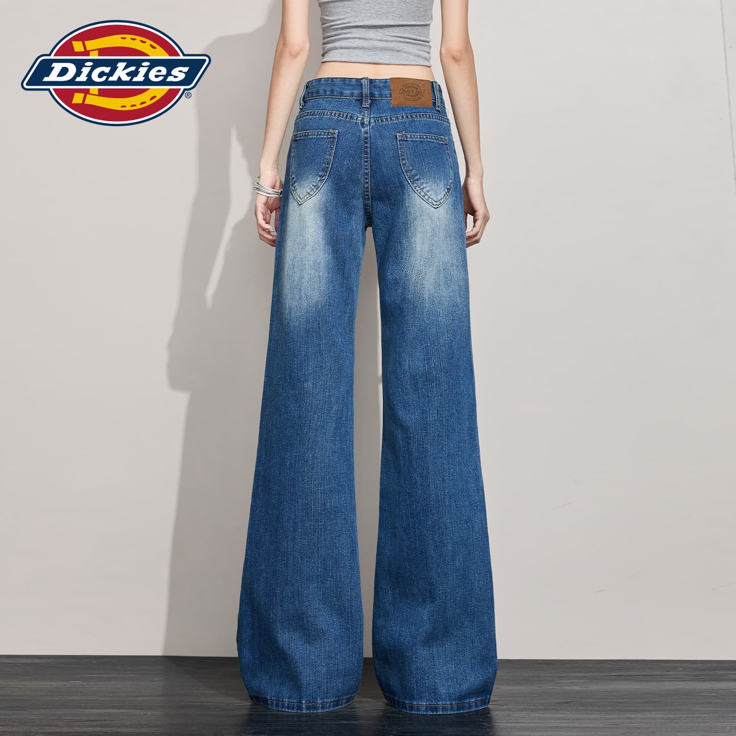 Джинсы Dickies Винтажные Синие Брюки Женские Джинсы - изображение 7