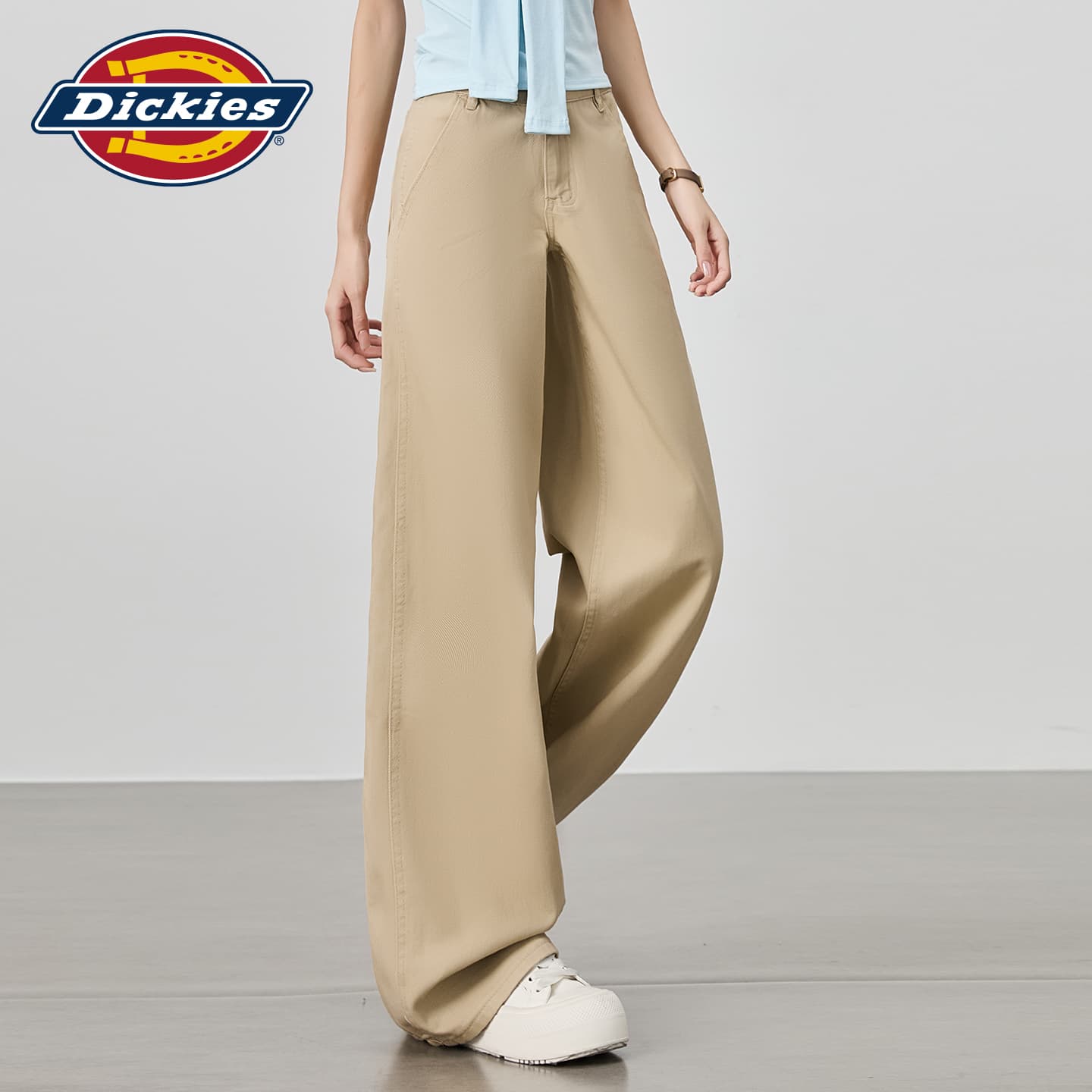 Джинсы Dickies Хаки Удлиненные Джинсы для Женщин - изображение 3