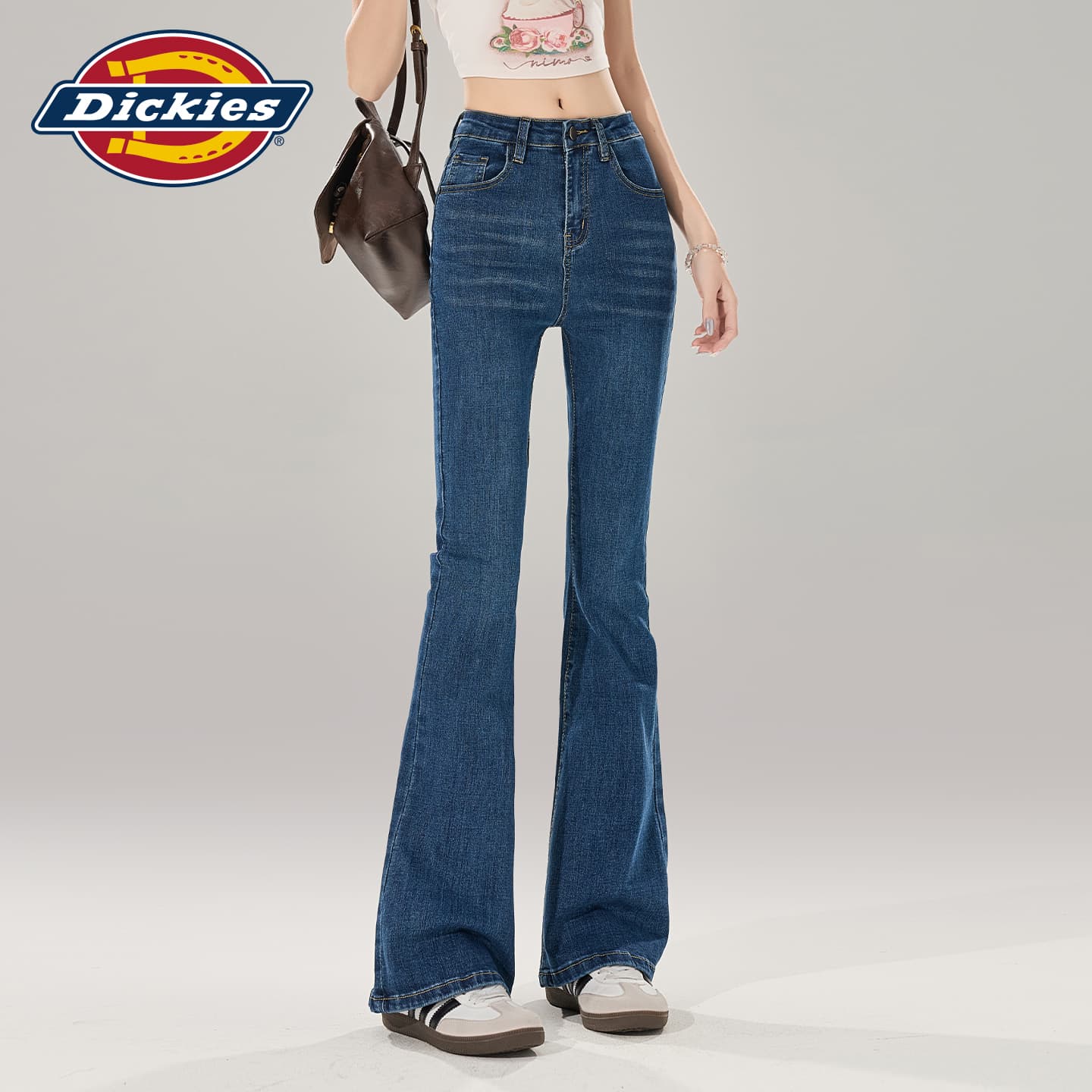 Джинсы Dickies Винтажные синие джинсы длиной до щиколотки женские - изображение 5