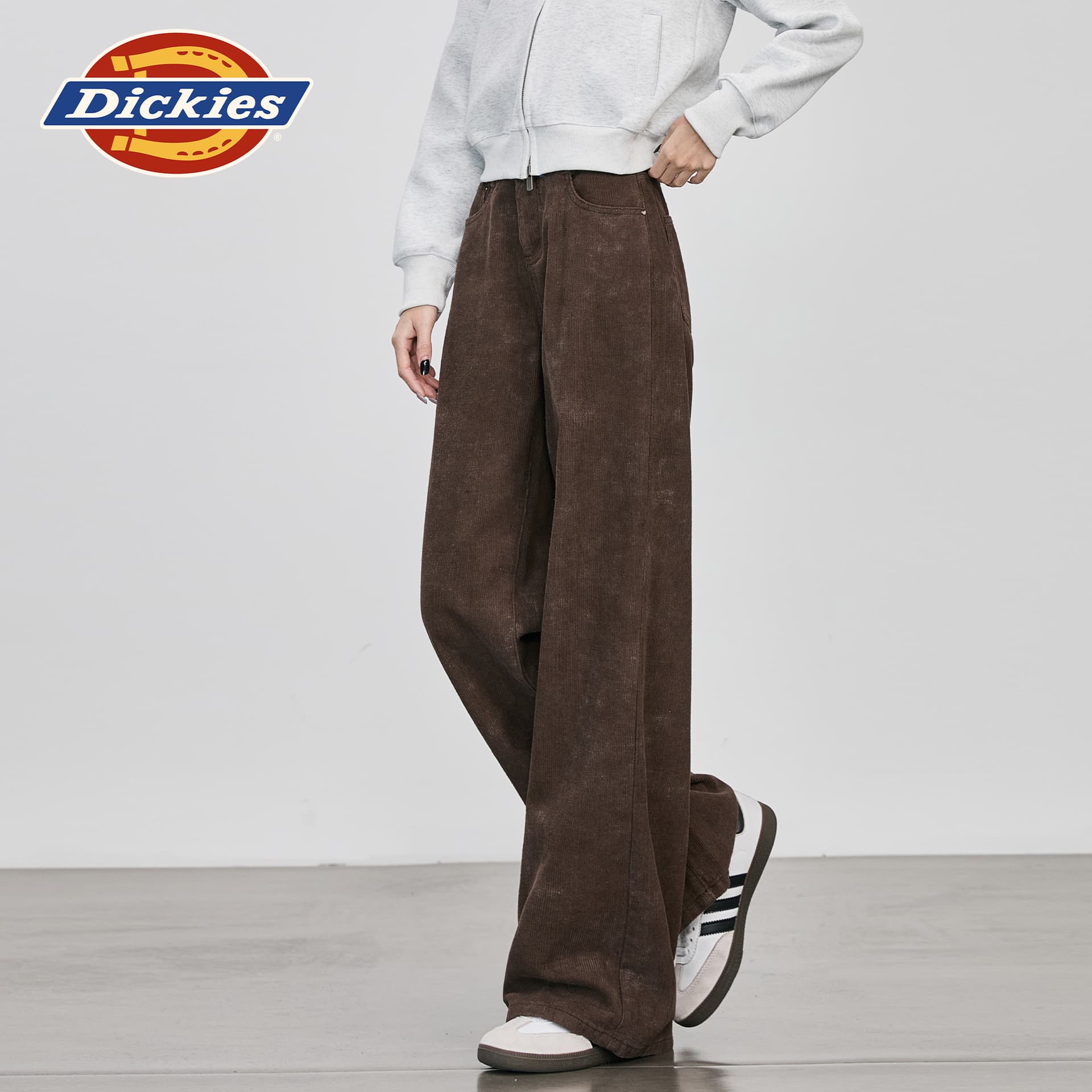 Штаны dickies Tie Dye Коричневый Удлиненная длина Женские Повседневные брюки - изображение 6
