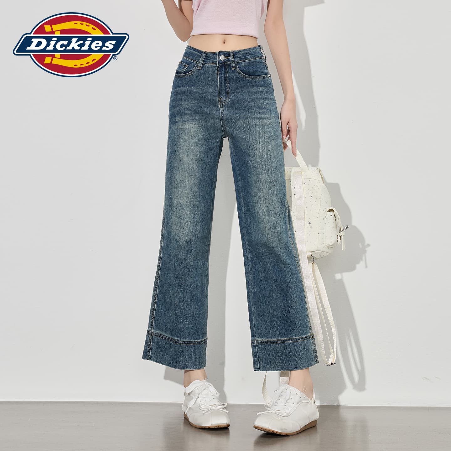 Джинсы Dickies Ностальгические синие женские джинсы - изображение 3