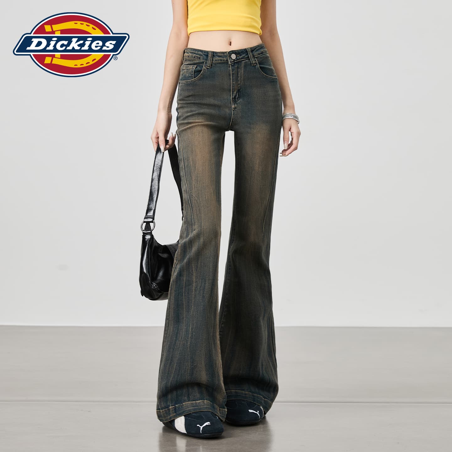 Джинсы Dickies Бетонно-серые брюки женские джинсы - изображение 4