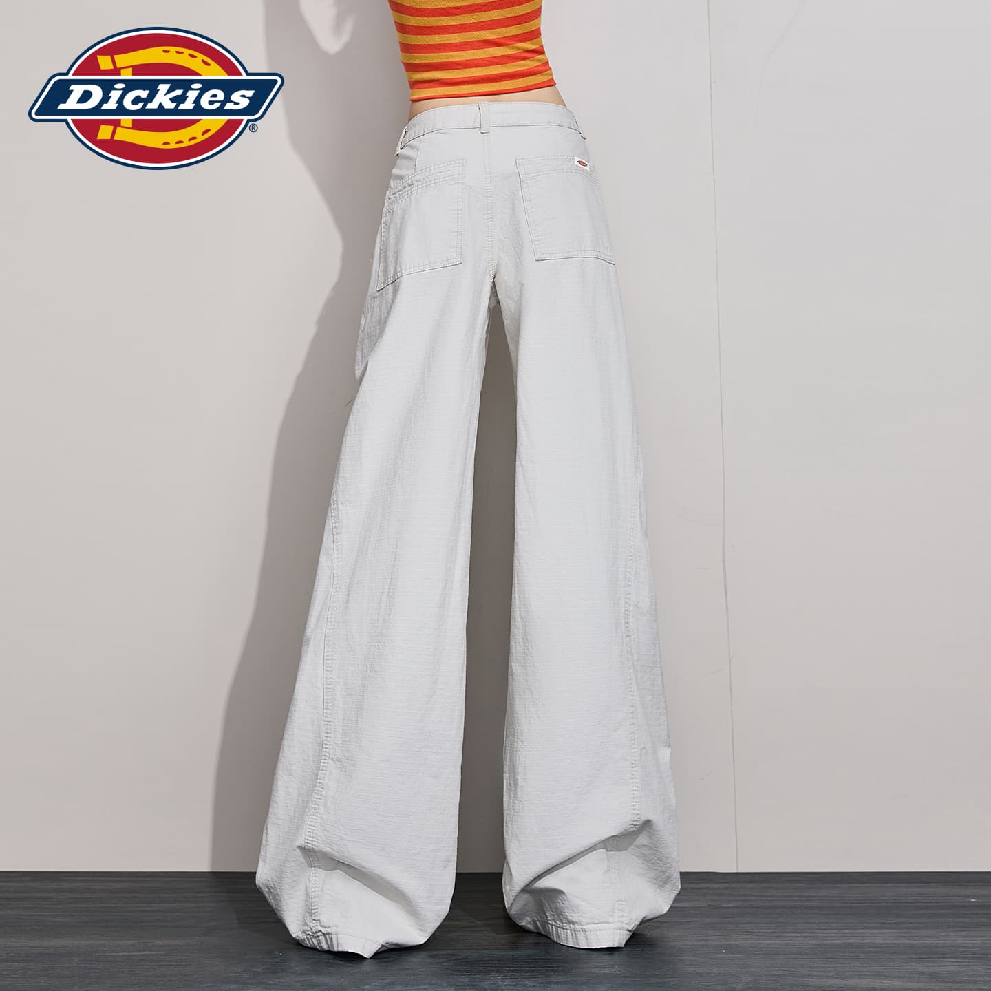 Штаны Dickies Абрикос Серый Удлиненные Женские Повседневные Штаны - изображение 7