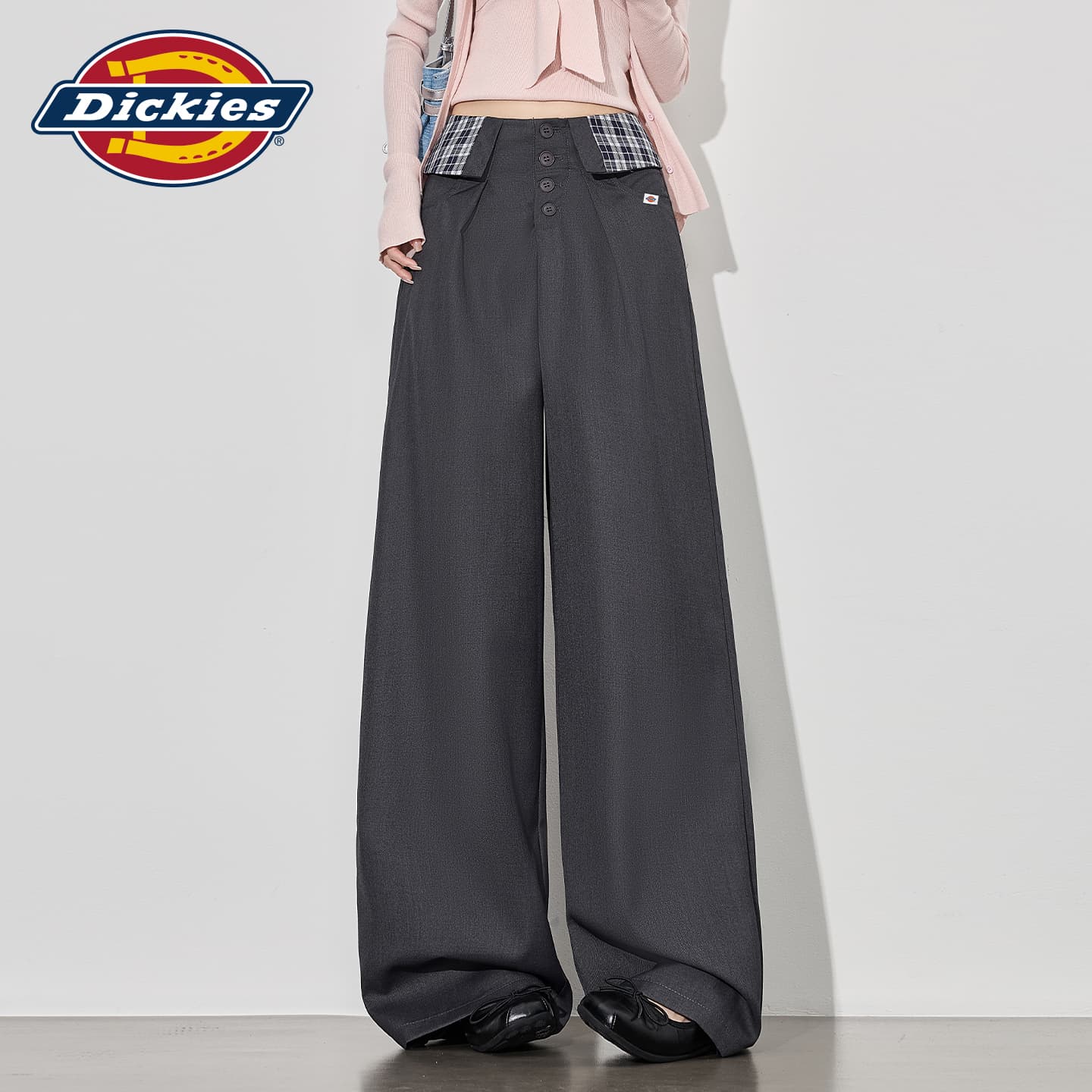 Штаны Dickies Серые Брюки Женские Повседневные Брюки - изображение 4
