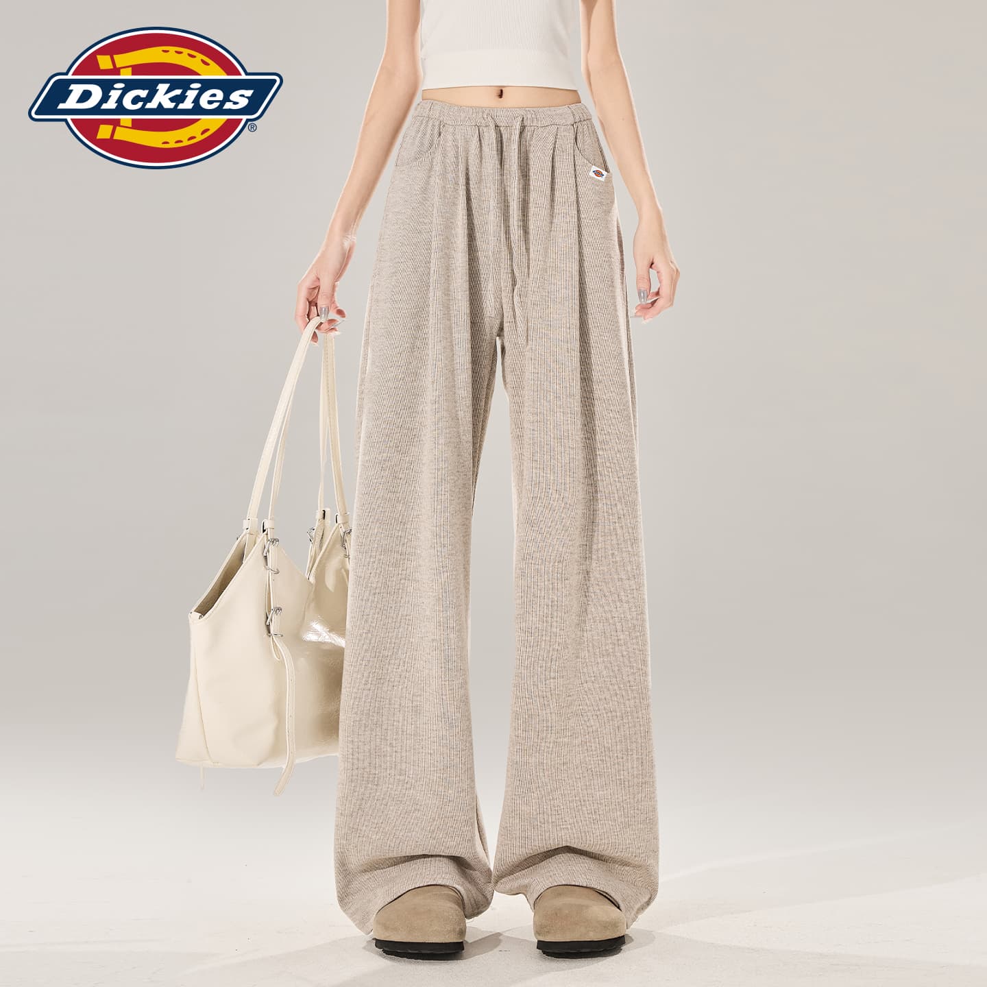 Штаны Dickies Овсяные Брюки Женские Повседневные Брюки - изображение 4
