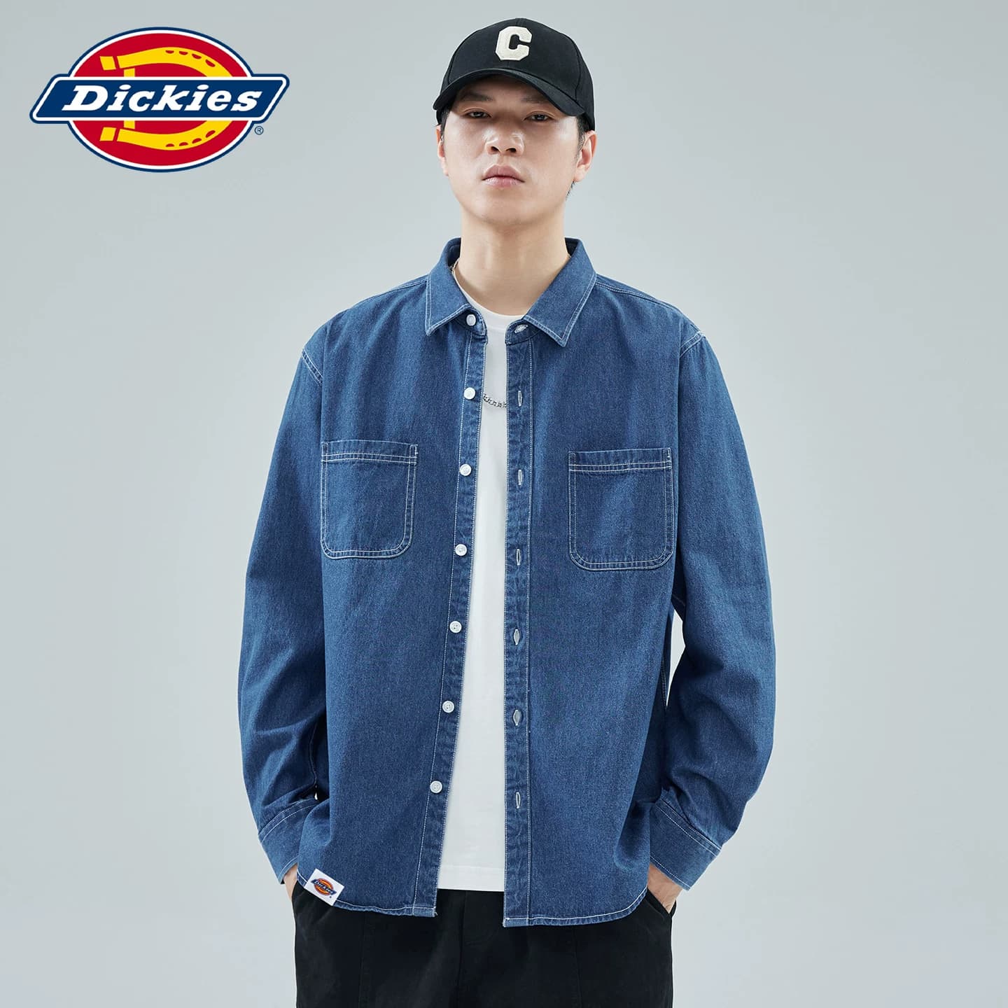dickies Унисекс Джинсовые рубашки - изображение 4