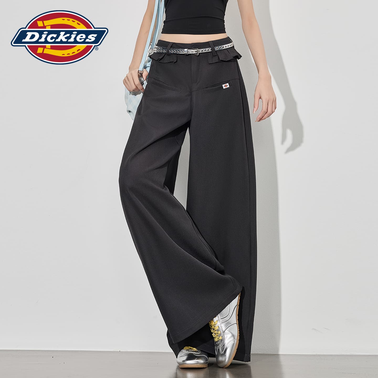 Штаны Dickies Серые Удлиненные Женские Повседневные Брюки - изображение 6