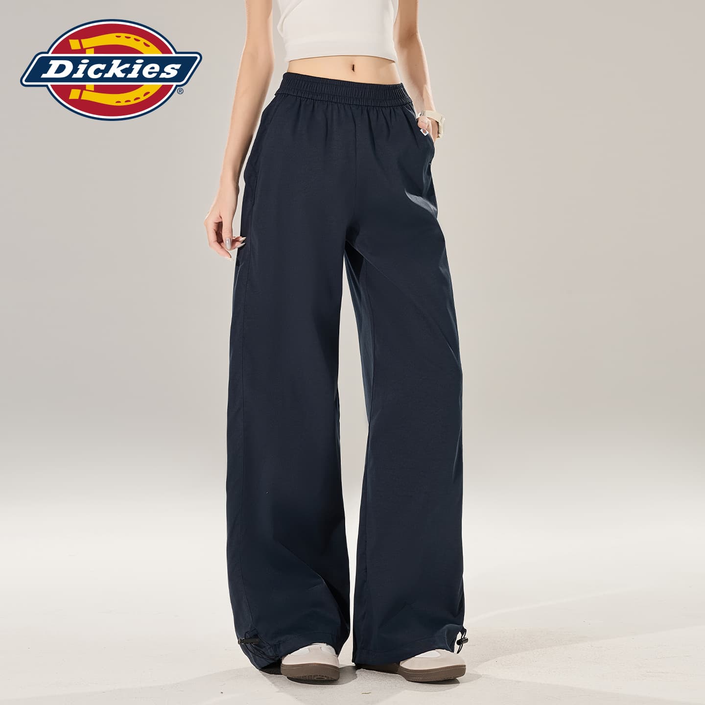Dickies Темно-синие брюки женские карго - изображение 5