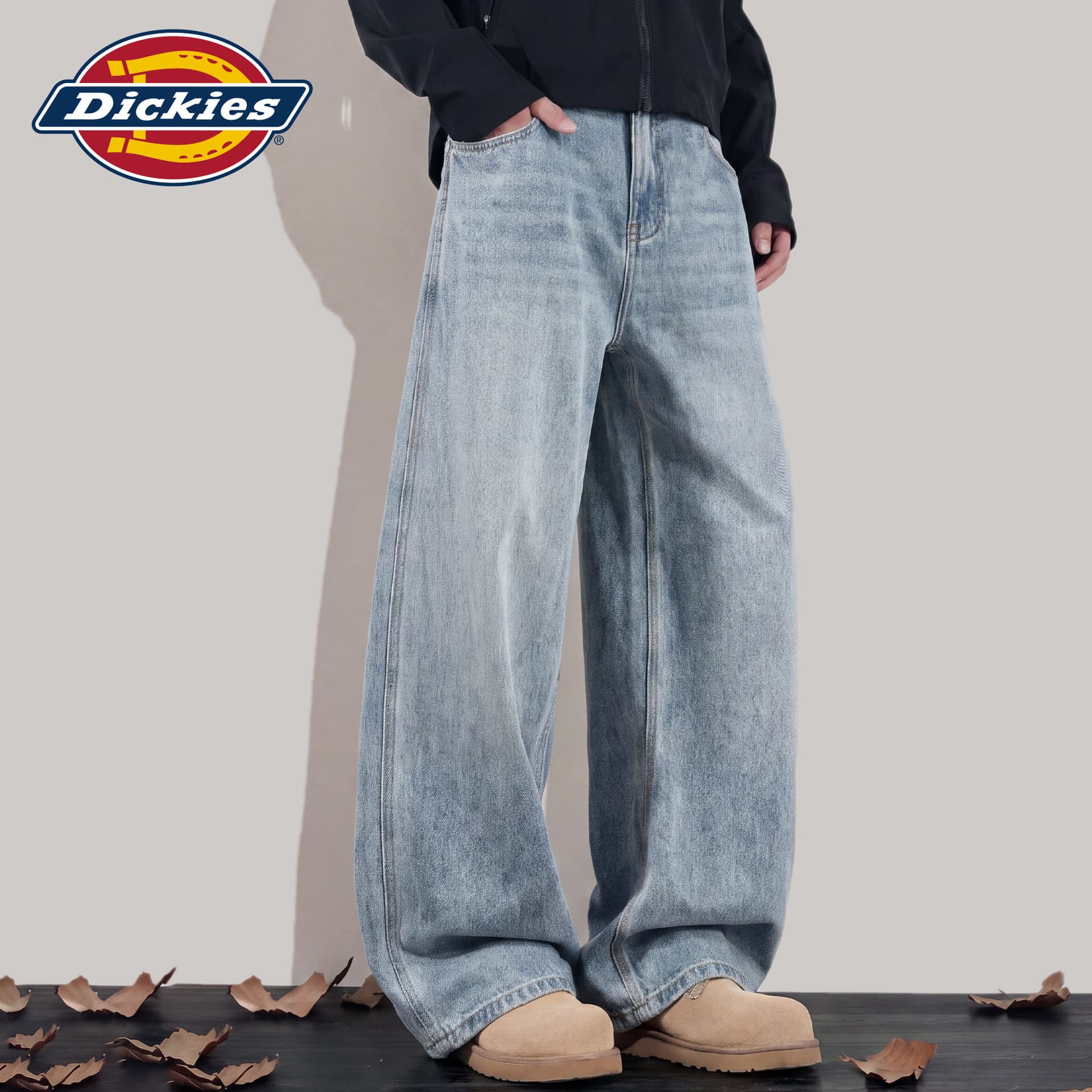 Штаны dickies Освежающий вариант Винтажный синий Унисекс Джинсы - изображение 3