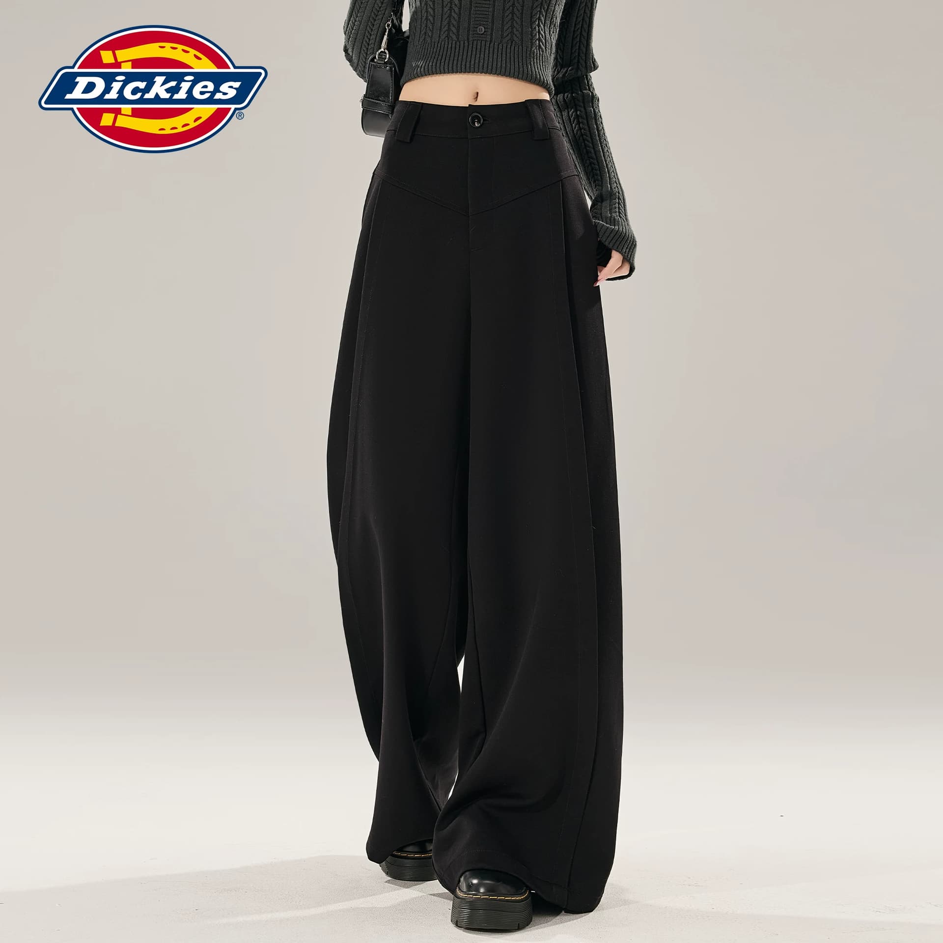 Штаны dickies Черный с увеличенной длиной Женские Повседневные брюки - изображение 6