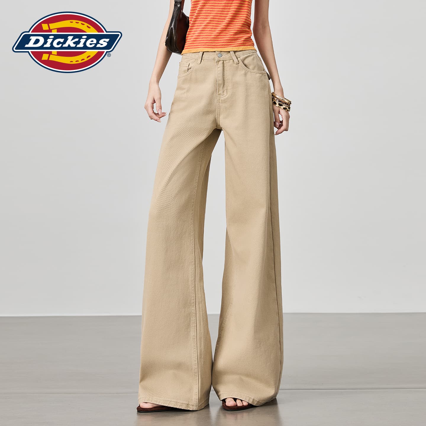 Джинсы Dickies Хаки Удлиненные Джинсы для Женщин - изображение 5
