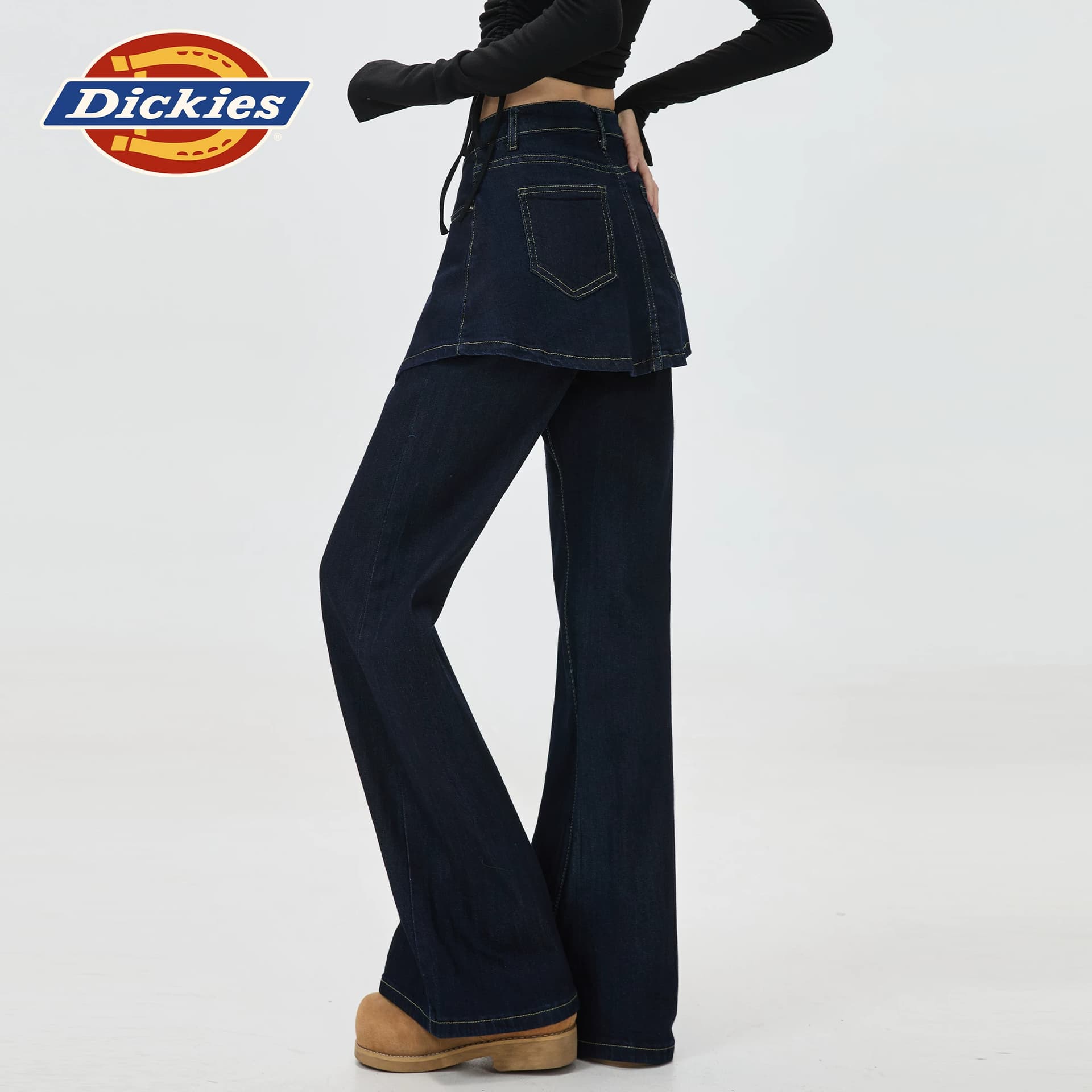 Джинсы dickies Темно-синий Женские Джинсы - изображение 3