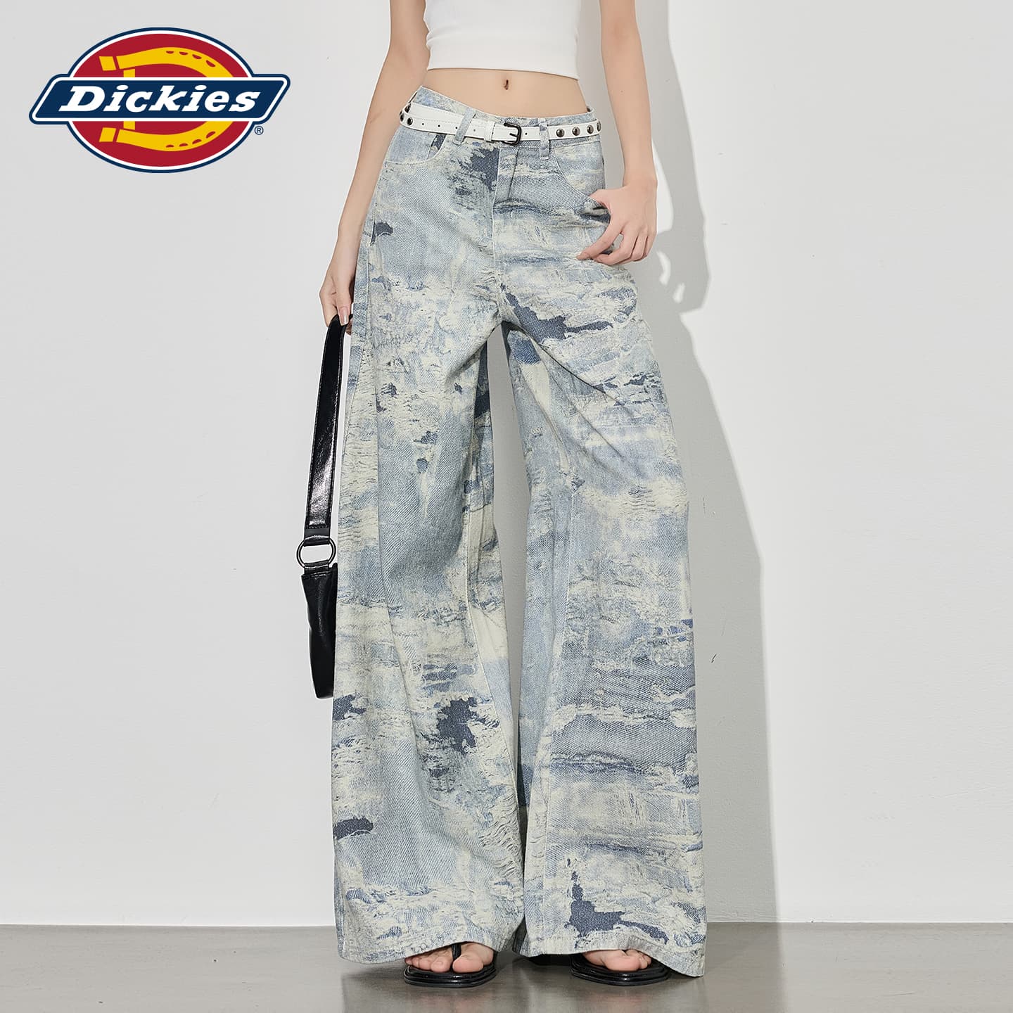 Джинсы Dickies Tie Dye Брюки Женские Джинсы - изображение 3
