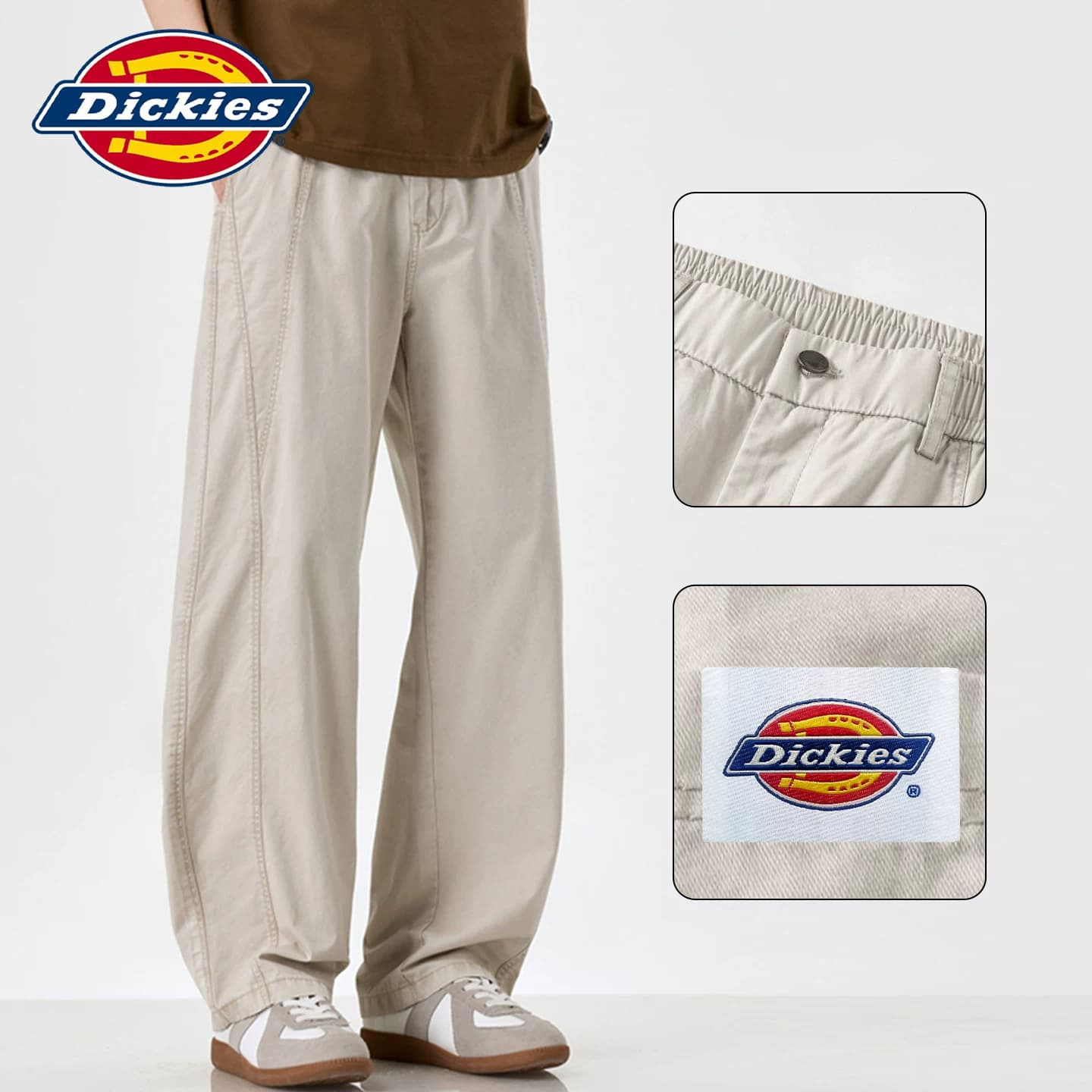 Штаны dickies Экрю Унисекс Повседневные брюки - изображение 2