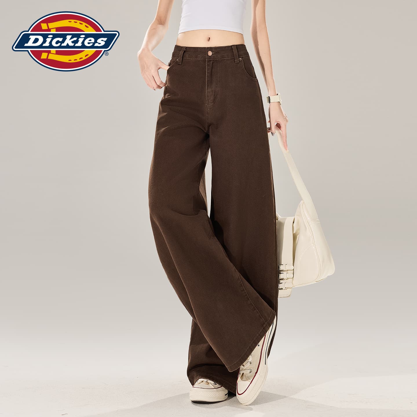 Джинсы Dickies Кофе Брюки Женские Джинсы - изображение 5