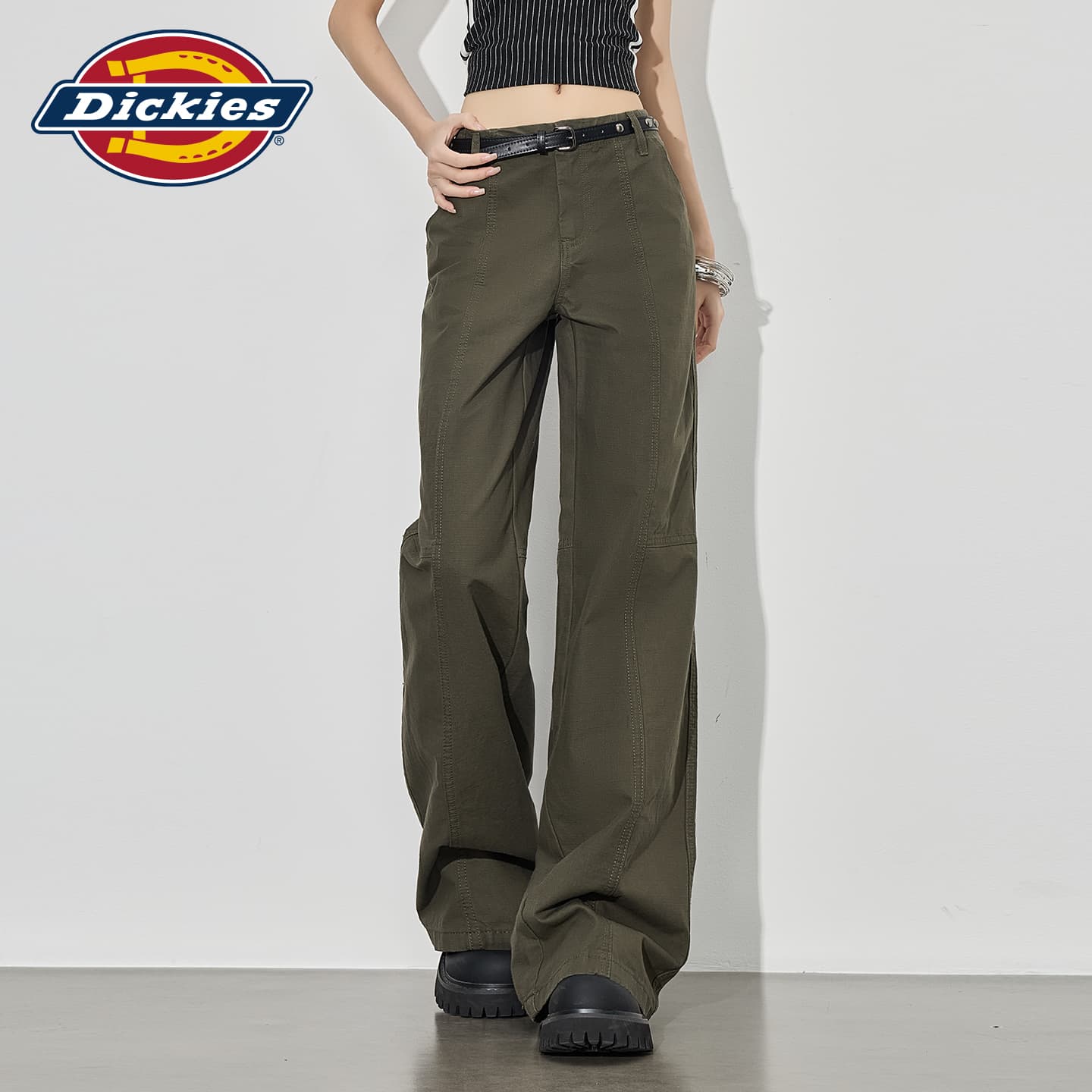 Штаны Dickies Army Green Pants Женские Повседневные Брюки - изображение 6