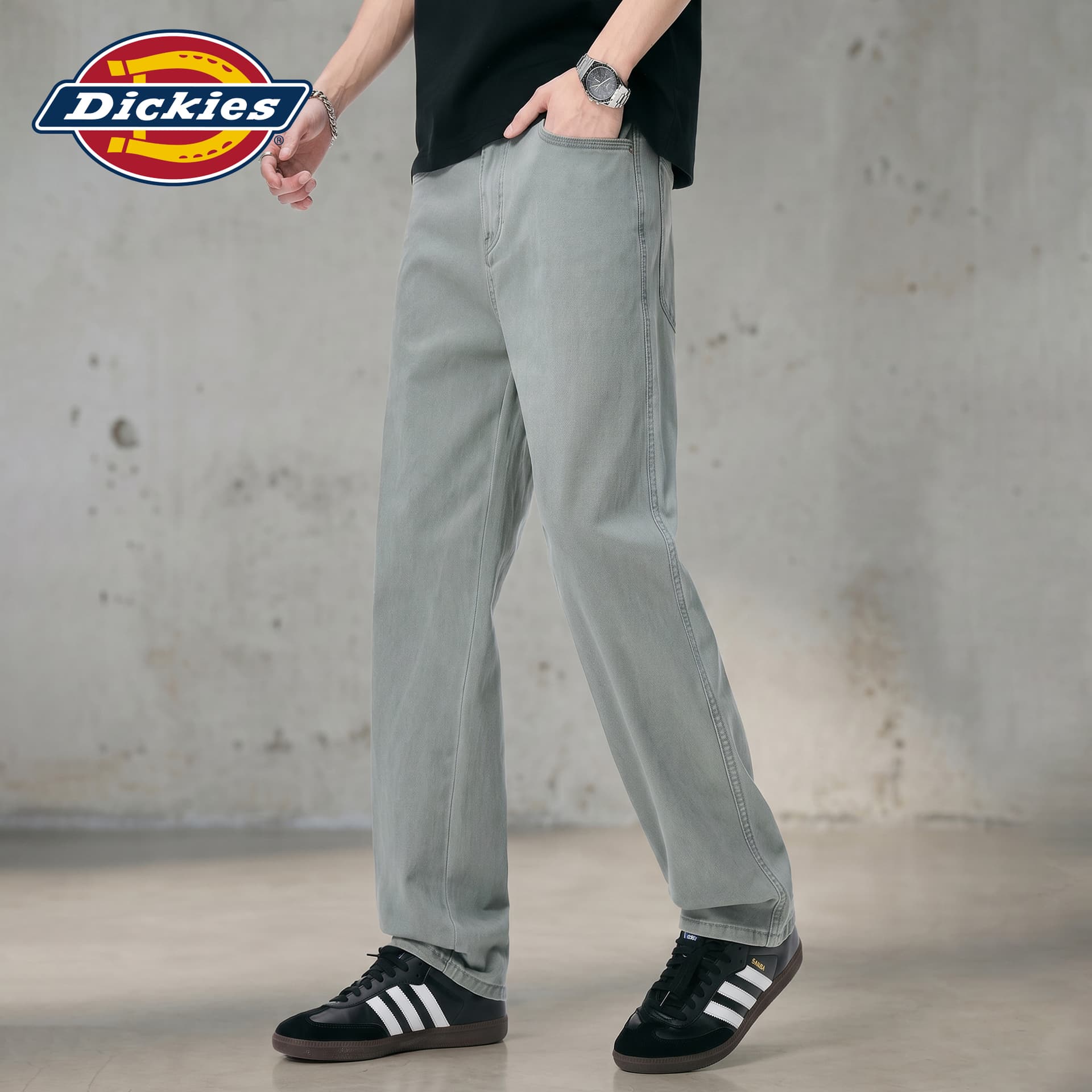 Штаны dickies Мятно-зеленый Мужской Джинсы - изображение 5