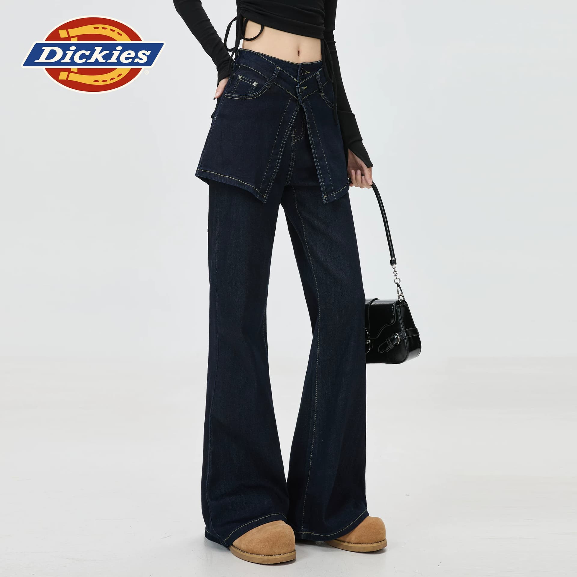 Джинсы dickies Темно-синий Женские Джинсы - изображение 4