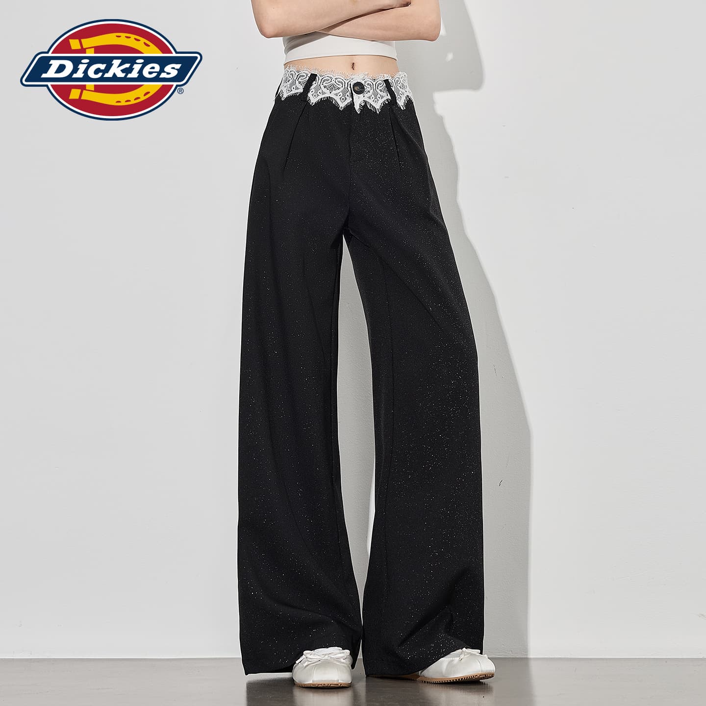 Штаны dickies Черный с увеличенной длиной Женские Повседневные брюки - изображение 5