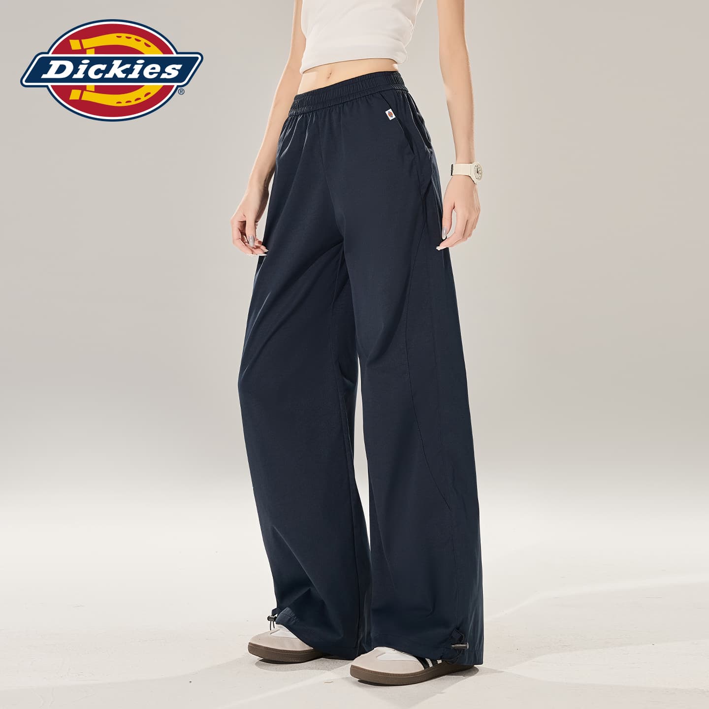 Dickies Темно-синие брюки женские карго - изображение 3