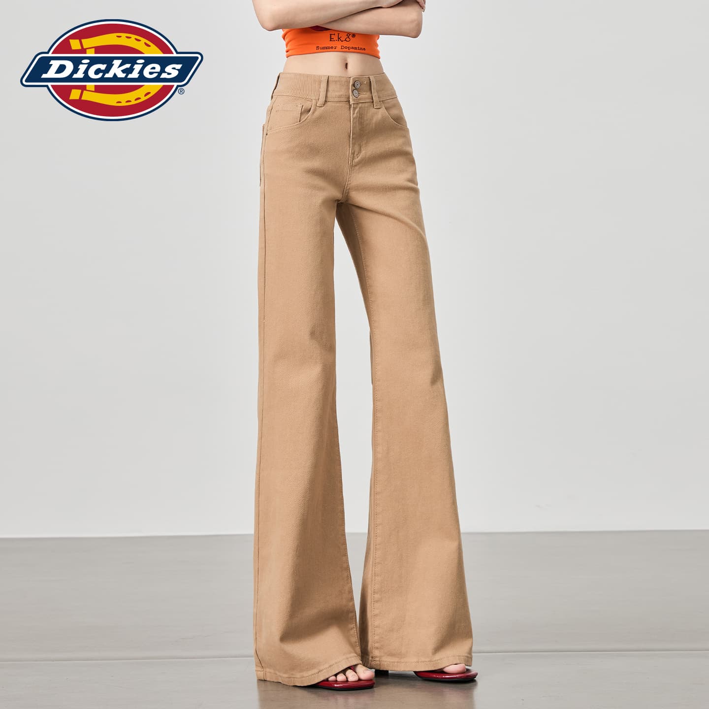 Джинсы Dickies Хаки Брюки Женские Джинсы - изображение 5