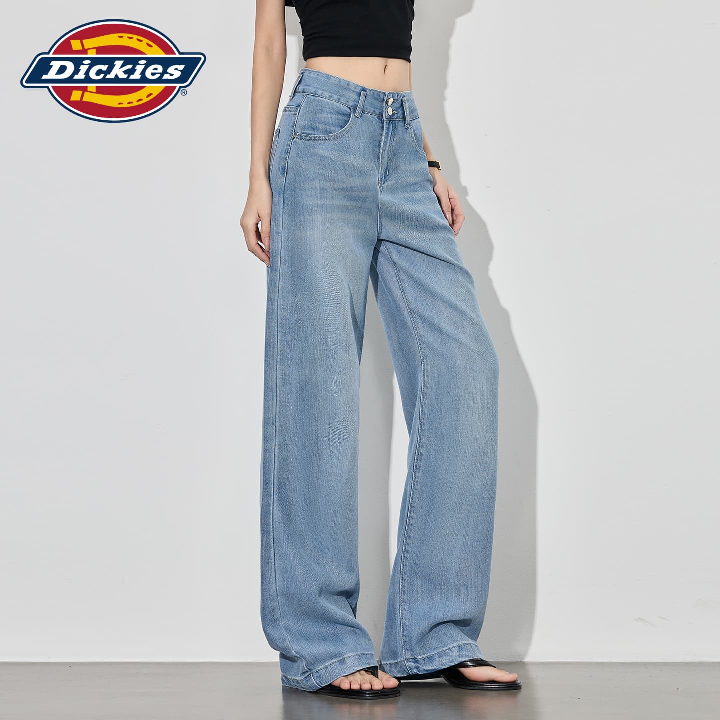 Джинсы Dickies Светло-Синие Брюки Женские Джинсы - изображение 5