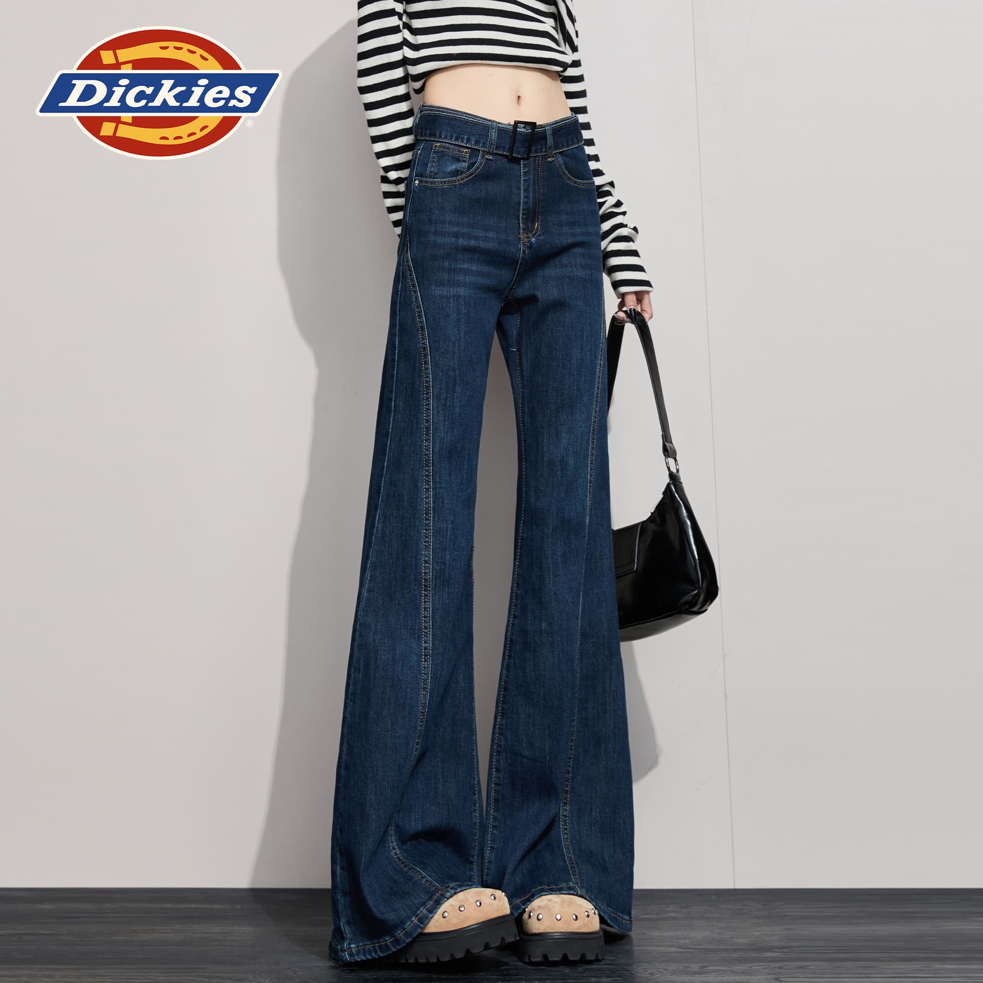 Джинсы Dickies Винтажные Синие Брюки Женские Джинсы - изображение 5