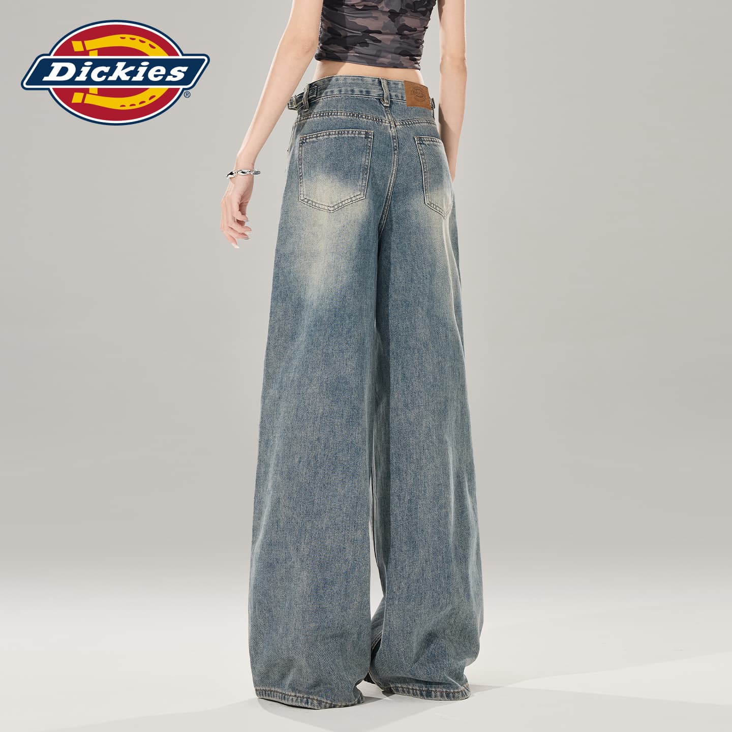 Джинсы Dickies Blue Extended Length Women's Jeans Dickies Синий Удлиненный Женский Джинсы - изображение 7