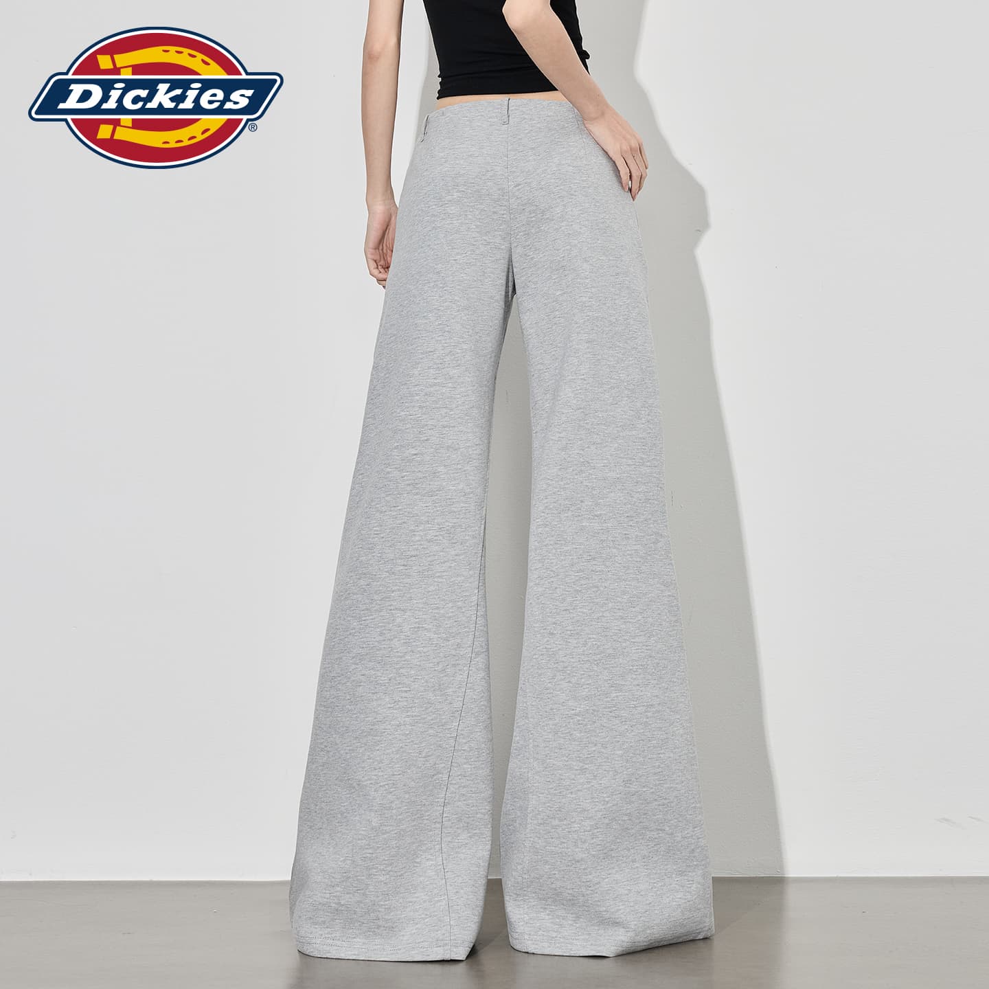 Штаны Dickies Светло-серые Удлиненные Женские Повседневные Штаны - изображение 3