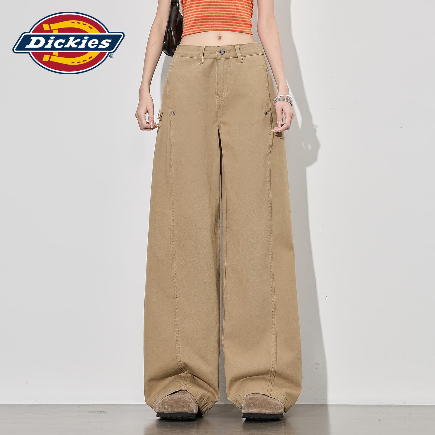 Джинсы Dickies Хаки Брюки Женские Джинсы - изображение 4