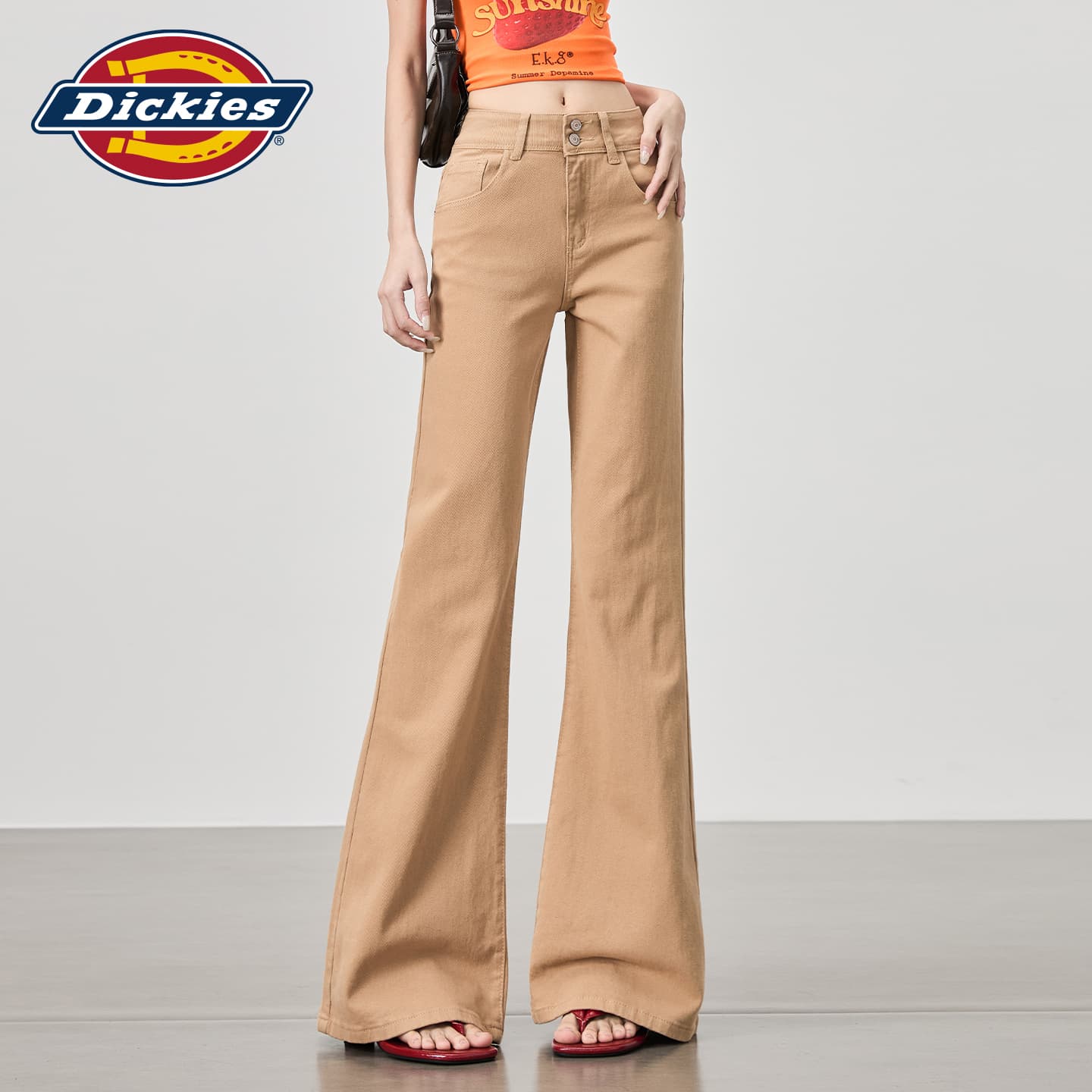 Джинсы Dickies Хаки Брюки Женские Джинсы - изображение 4