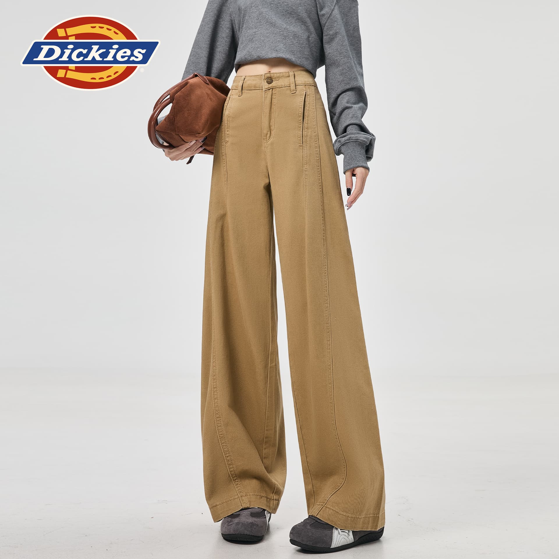 Джинсы dickies Хаки Брюки Женские Джинсы - изображение 4