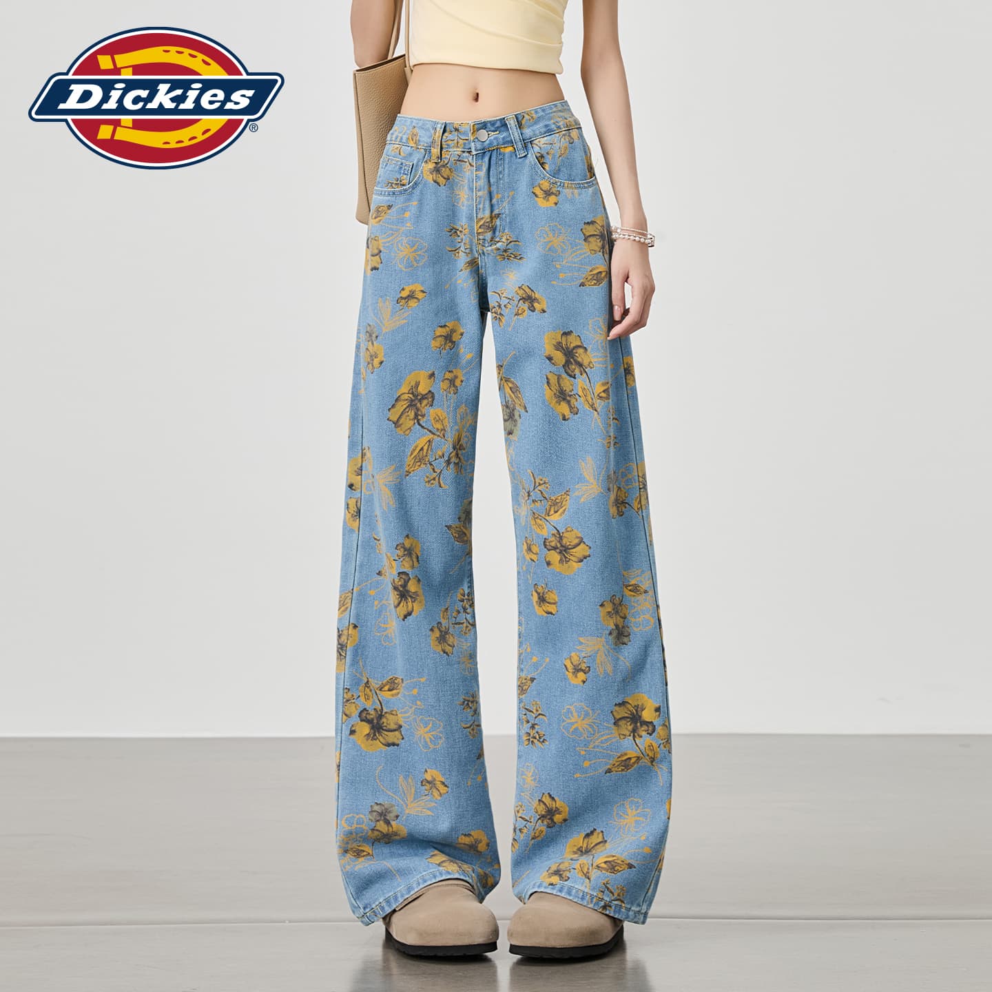 Джинсы Dickies Светло-Синие Брюки Женские Джинсы - изображение 4