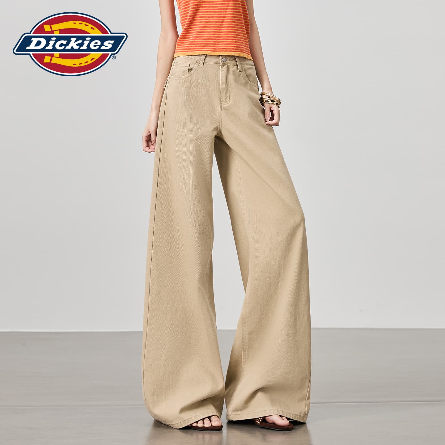 Джинсы Dickies Хаки Удлиненные Джинсы для Женщин - изображение 6