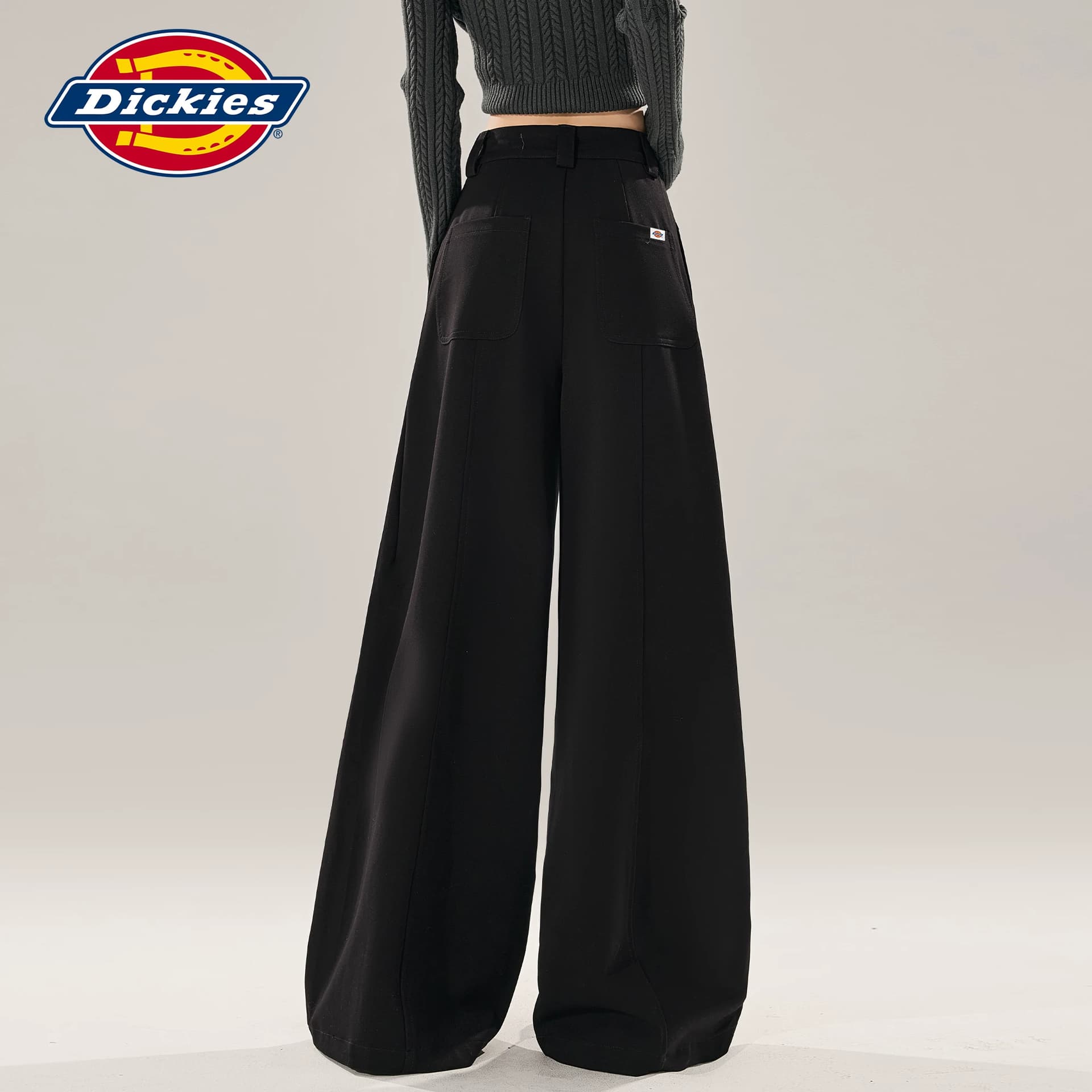 Штаны dickies Черный с увеличенной длиной Женские Повседневные брюки - изображение 7