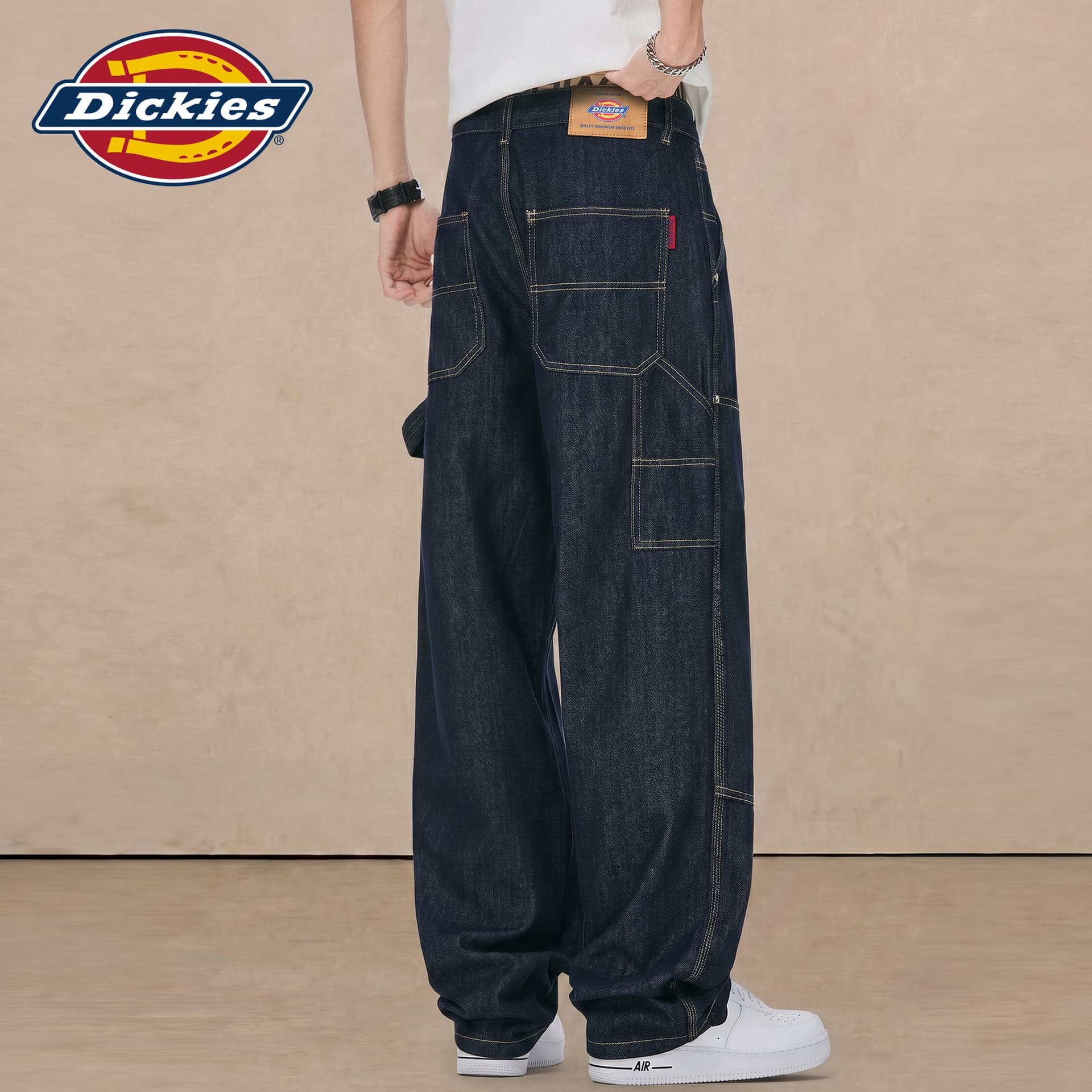 Штаны Dickies Темно-синий Унисекс Джинсы - изображение 6