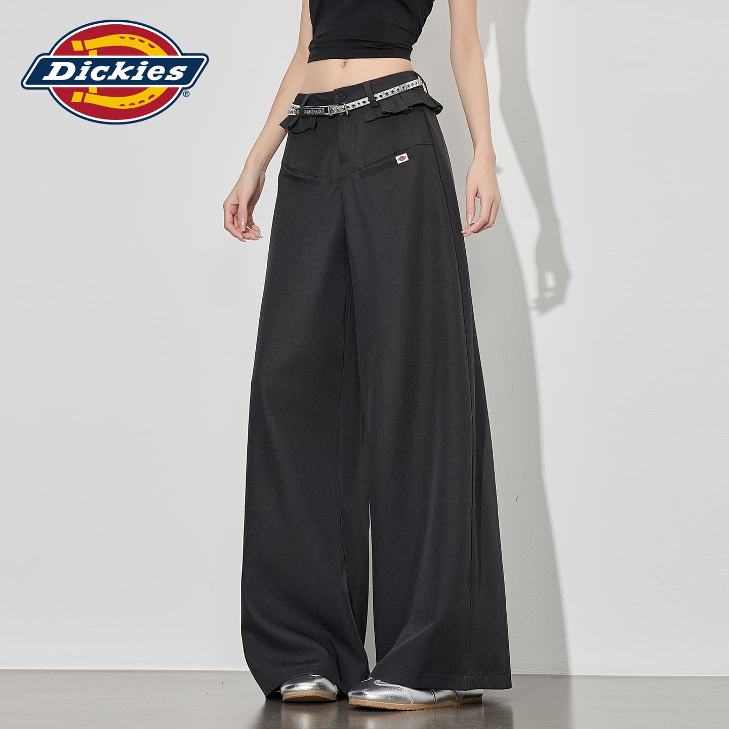 Штаны Dickies Серые Брюки Женские Повседневные Брюки - изображение 3