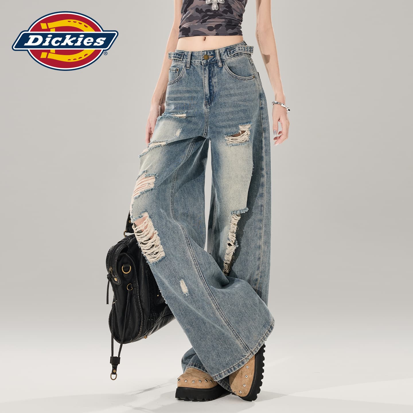 Джинсы Dickies Blue Extended Length Women's Jeans Dickies Синий Удлиненный Женский Джинсы - изображение 3