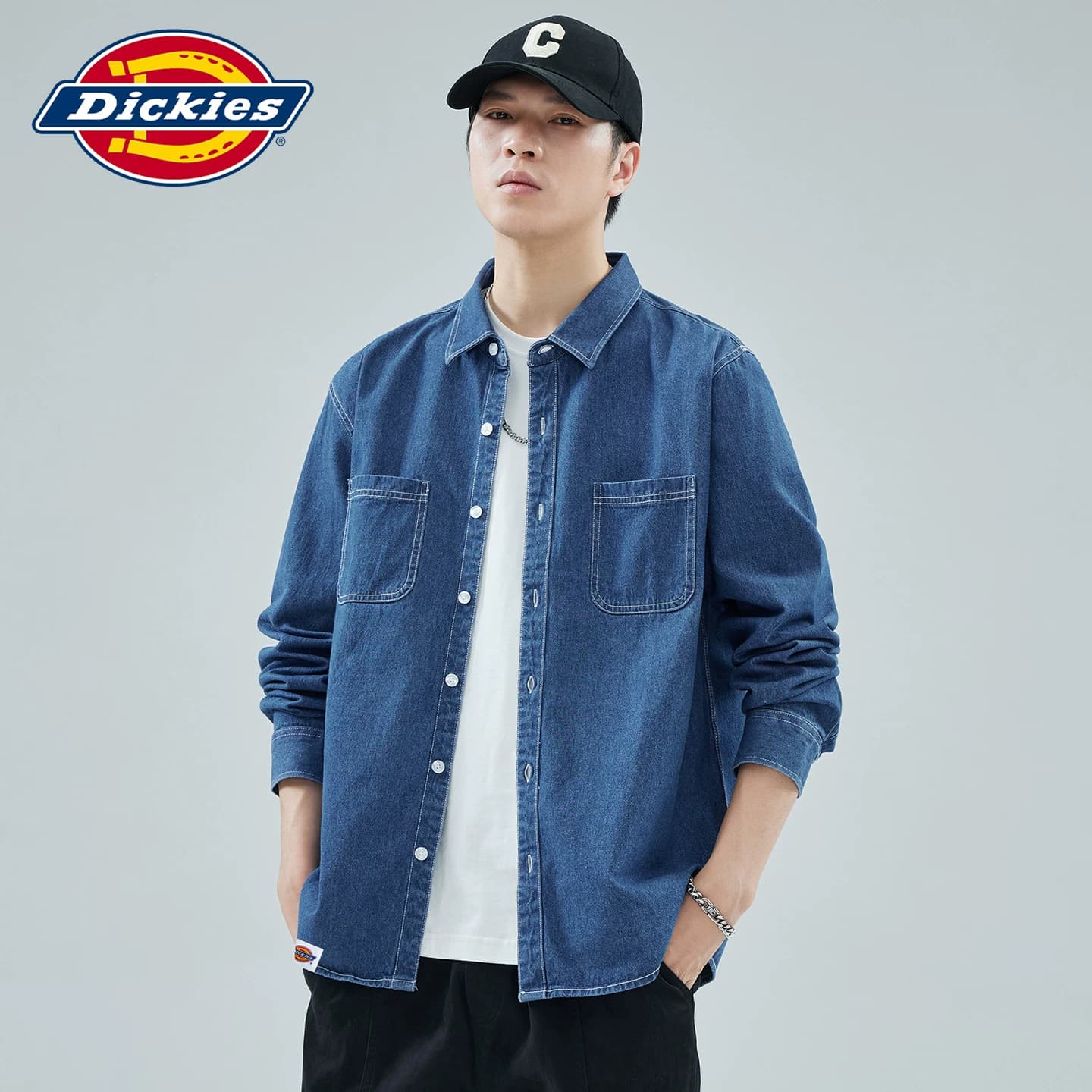 dickies Унисекс Джинсовые рубашки - изображение 5