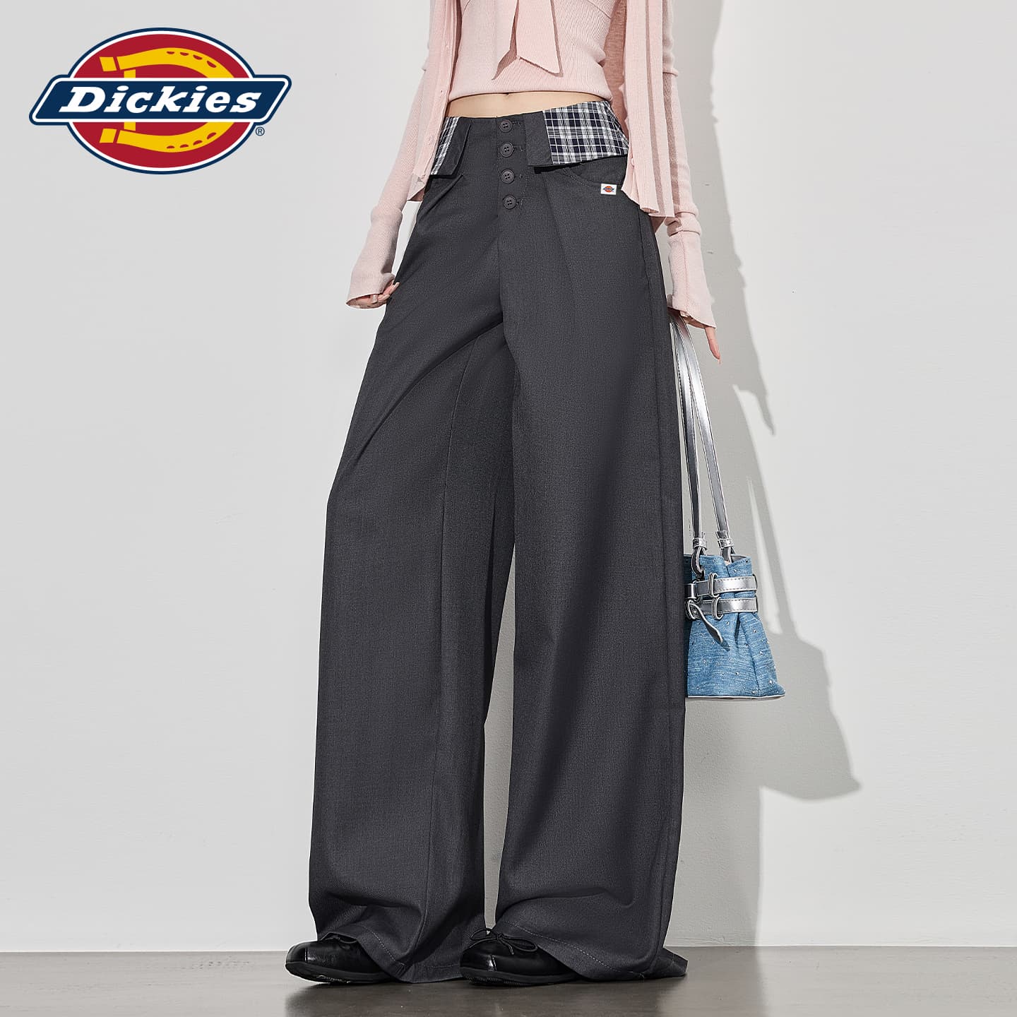 Штаны Dickies Серые Брюки Женские Повседневные Брюки - изображение 6
