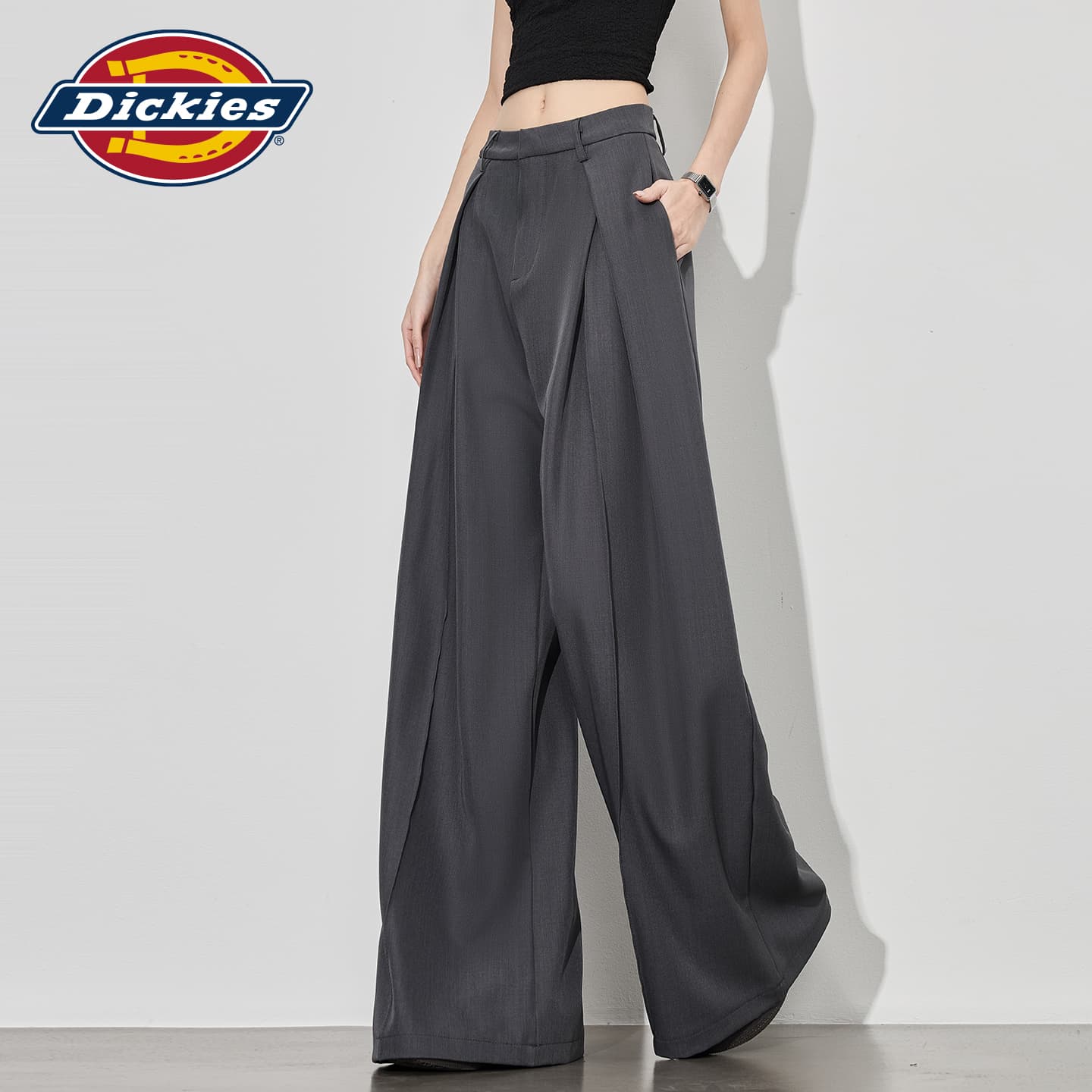 Штаны Dickies Серые Брюки Женские Повседневные Брюки - изображение 6