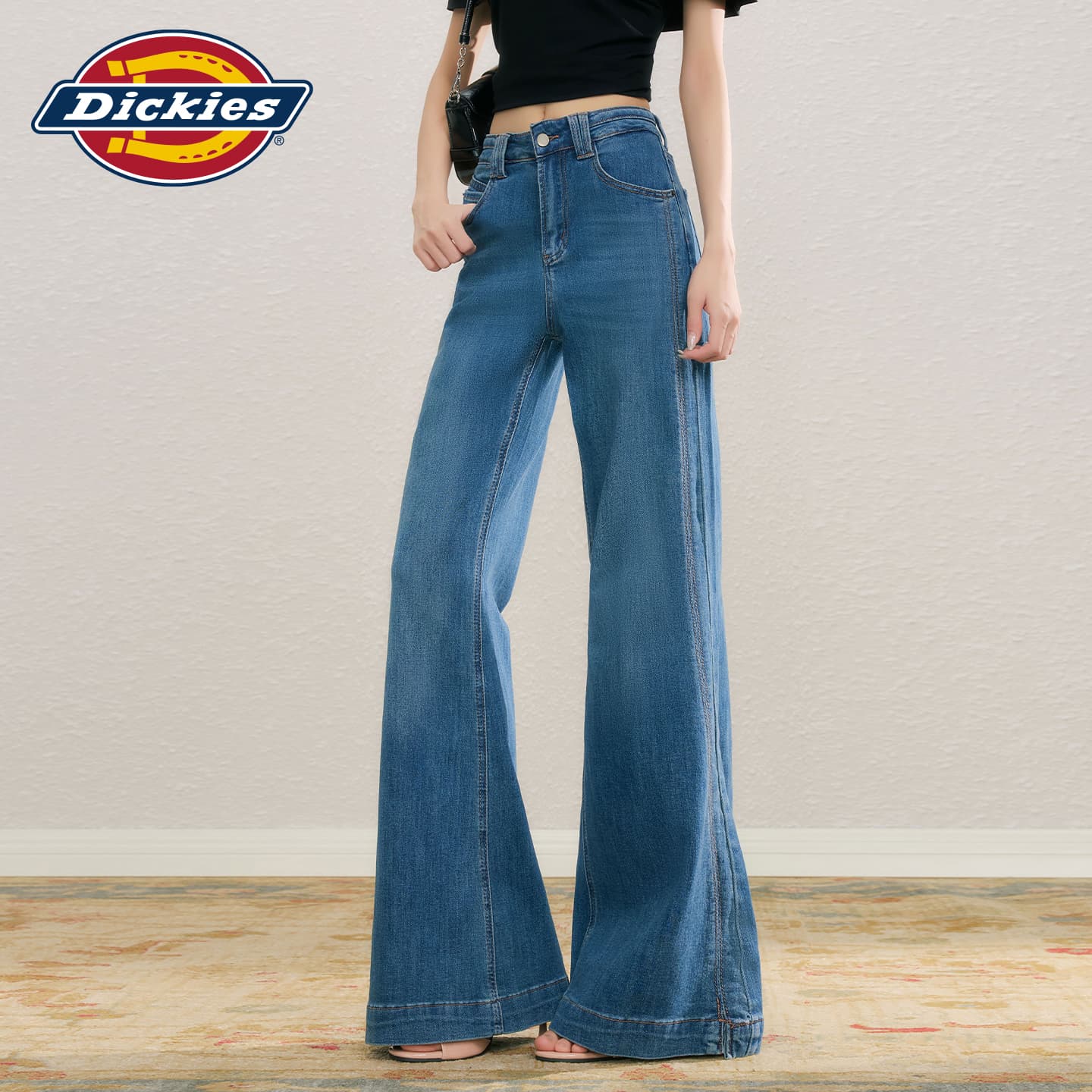 Джинсы Dickies Винтажные Синие Брюки Женские Джинсы - изображение 3