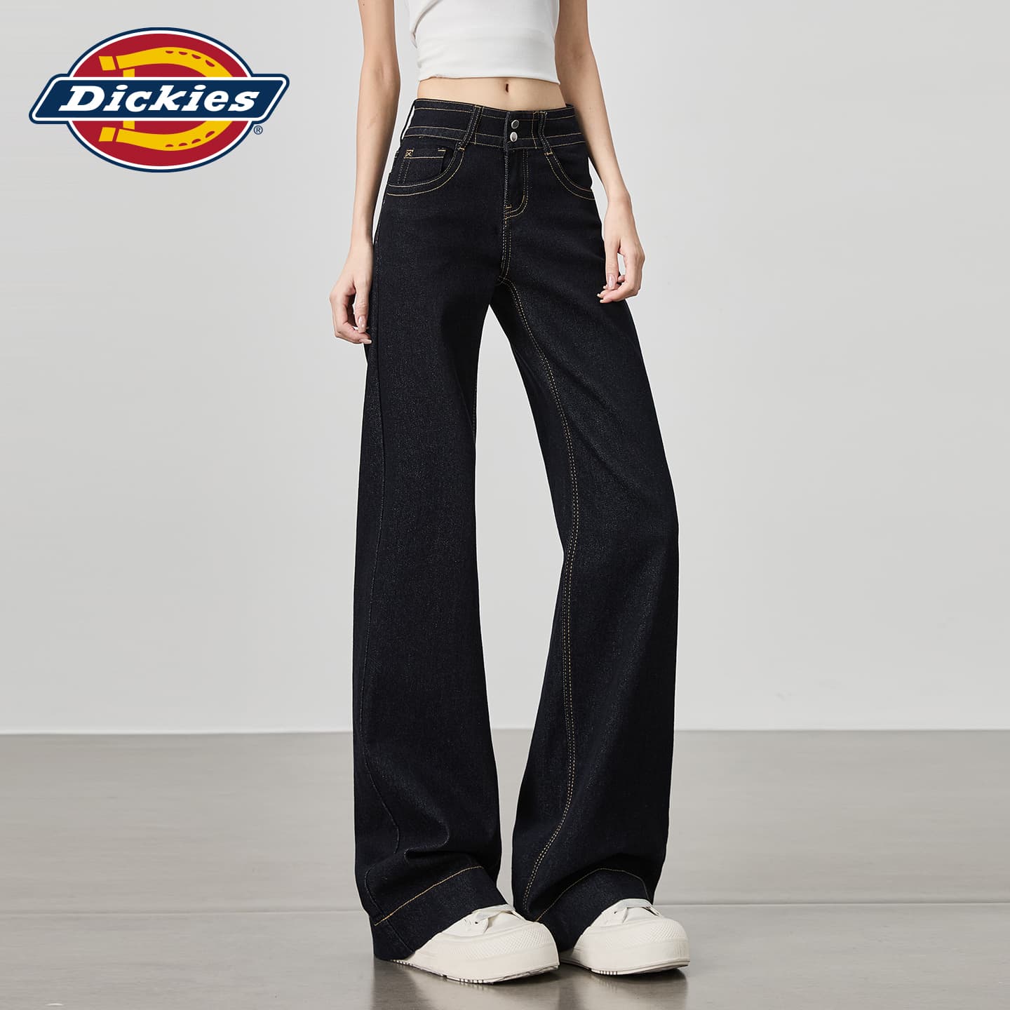 Джинсы Dickies Деним Оригинальный Синие Брюки Женские Джинсы - изображение 6